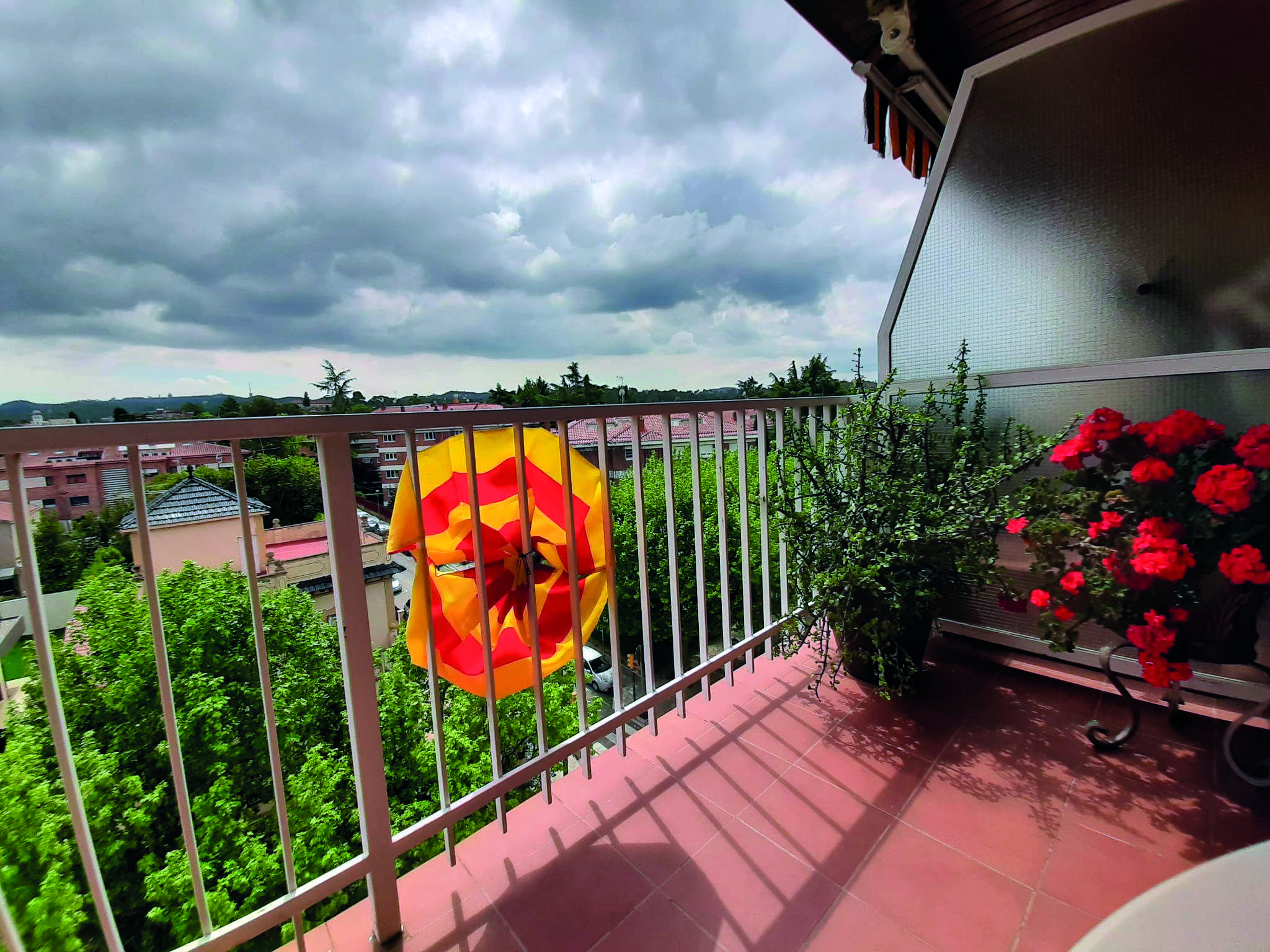 Tradició catalana en els balcons