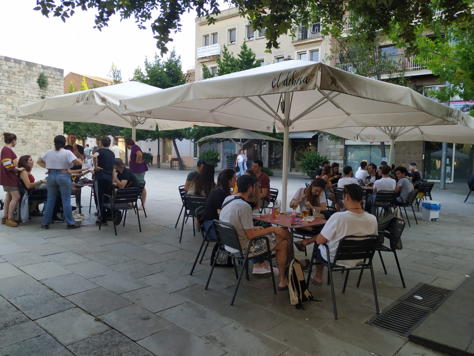 Terrasses de bars després del confinament. FOTO: Cedida