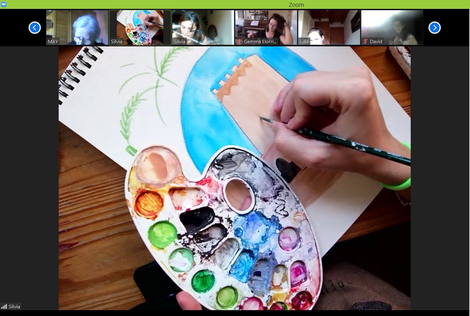 Pou d’Art ja ha provat la formació a distància Cedida