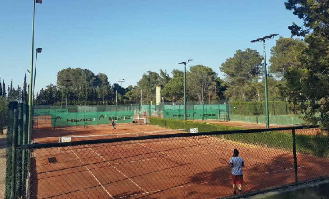 Les instal·lacions del Club Tennis de Sant Cugat. FOTO: Cedida