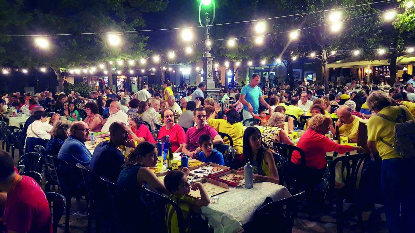 Celebració de la Flama del Canigó del 2019, un clàssic de l'entitat.