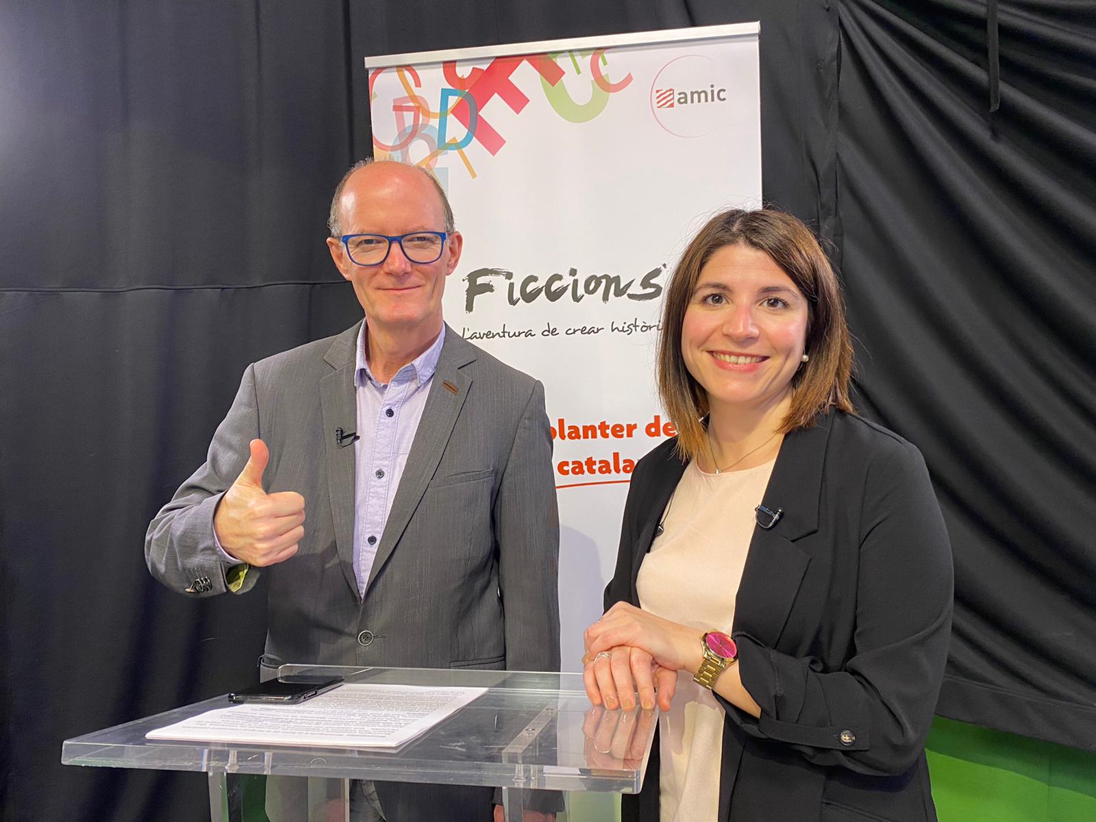 Lliurament dels premis del concurs literari Ficcions. FOTO: Cedida