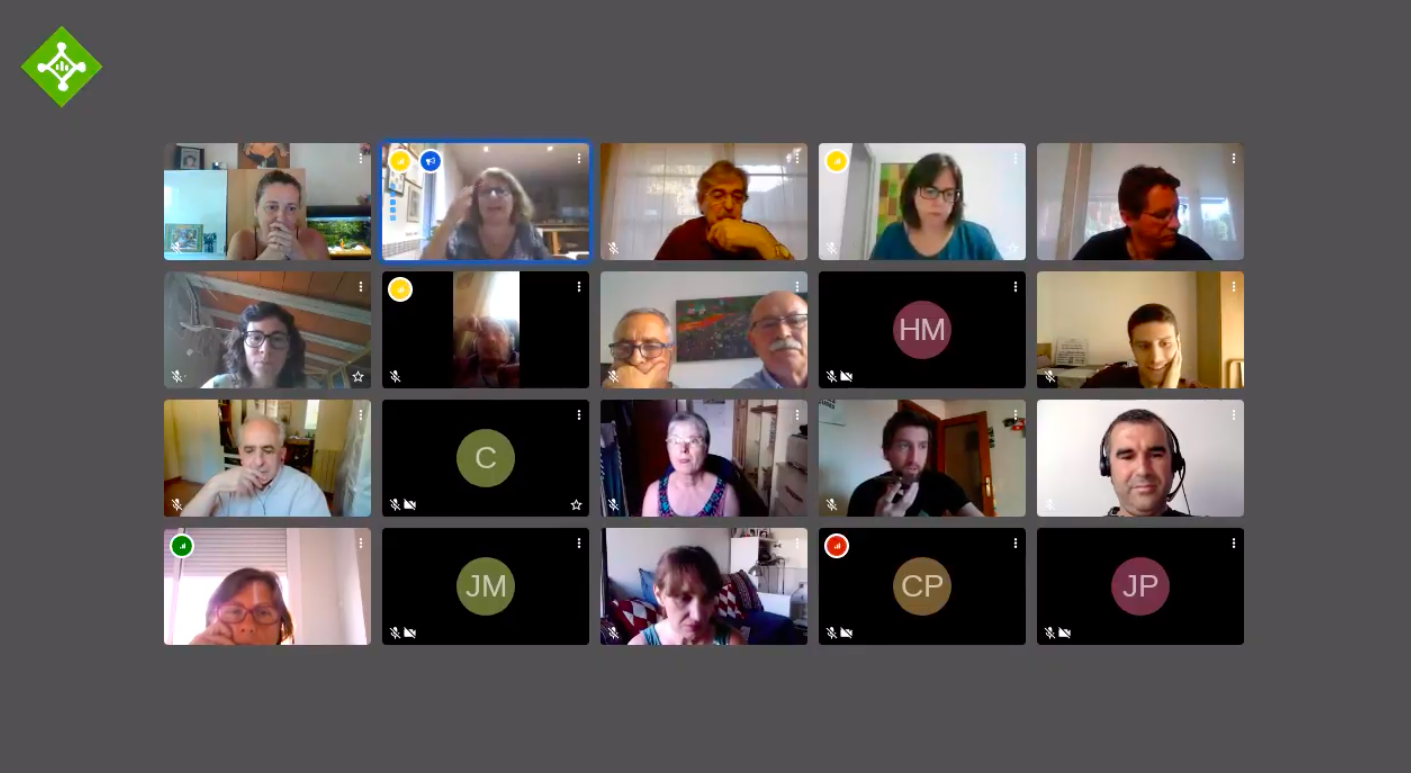 moment de la sessió del Consell de barri de Mira sol