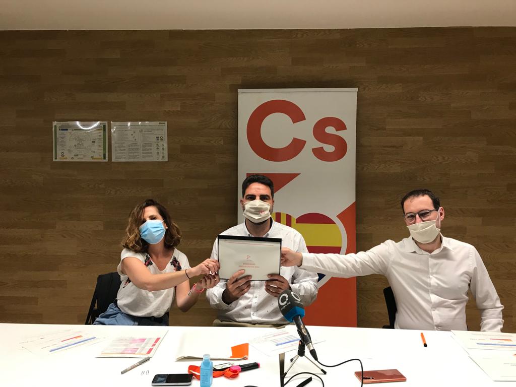 Els regidors de Ciutadans Fernández-Jordán, Ciprian i Blázquez FOTO: Nielo Ballart