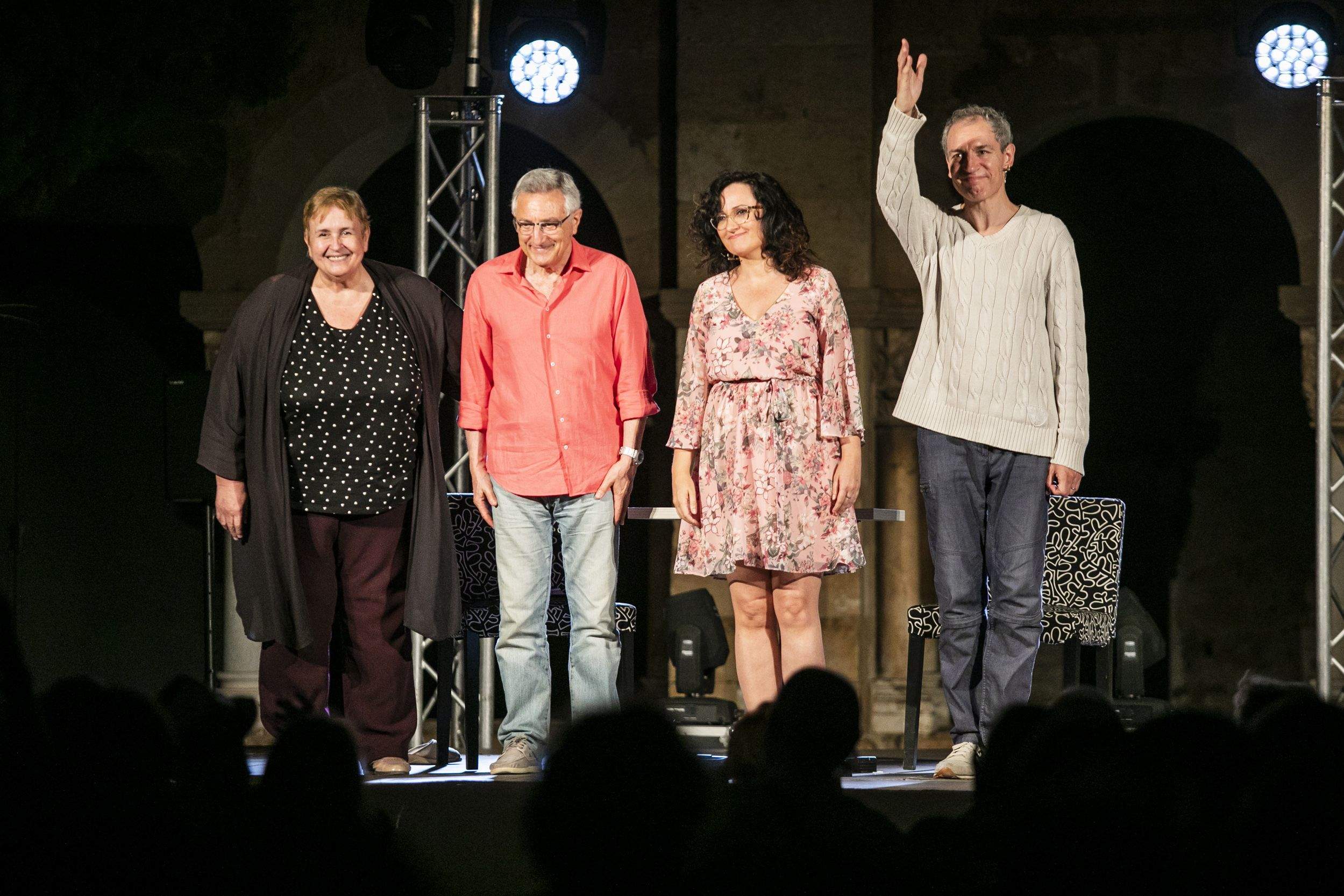 Dolors Vilarasau, Víctor Alexandre, Miriam Alamany i Carles Martínez FOTO: Lali Puig