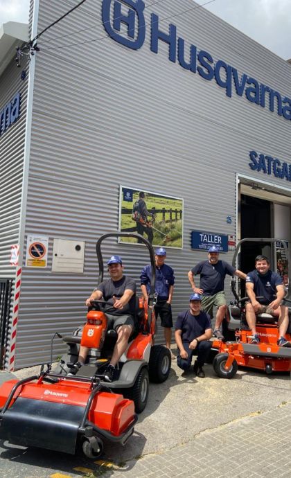 Satgarden - Husqvarna no només ven maquinària de jardineria, sinó que també la lloga FOTO: Cedida