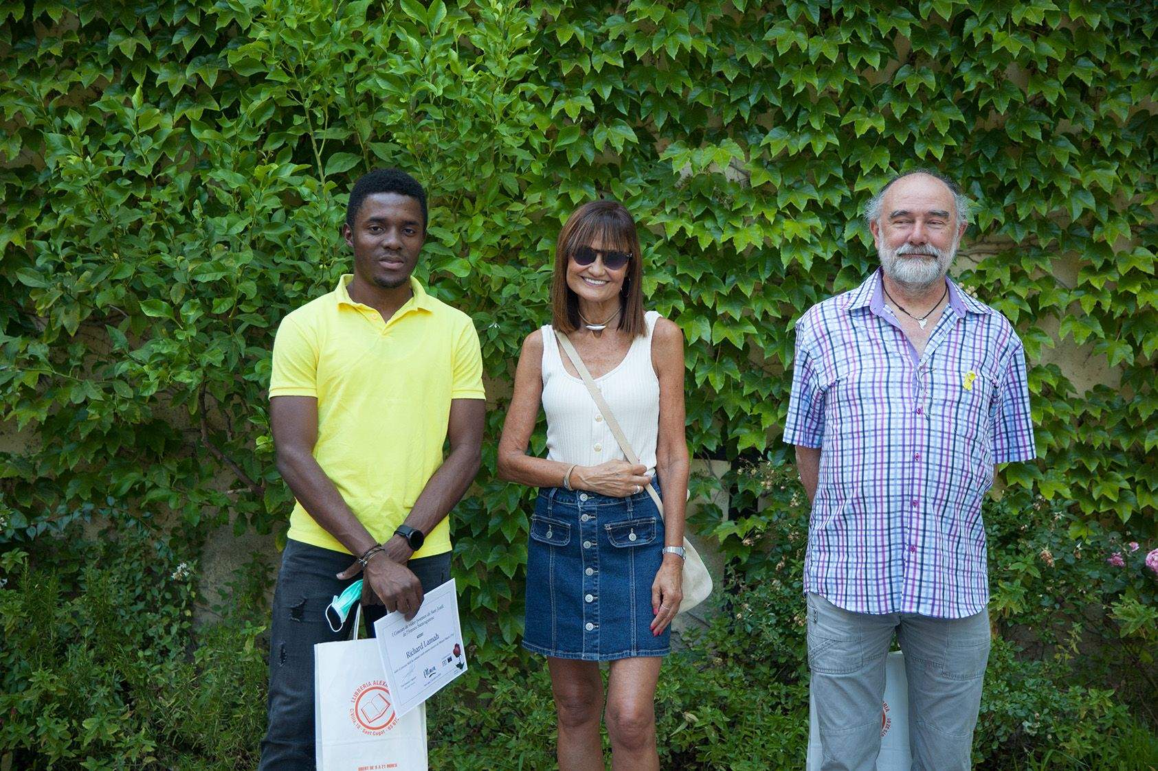 Finalistes del Concurs de Vídeo Poemes de L'Ateneu Santcugatenc. FOTO: Cedida
