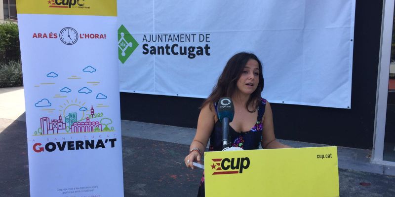 Maria Sirvent, diputada al Parlament per la CUP-CC. FOTO: JLSilva