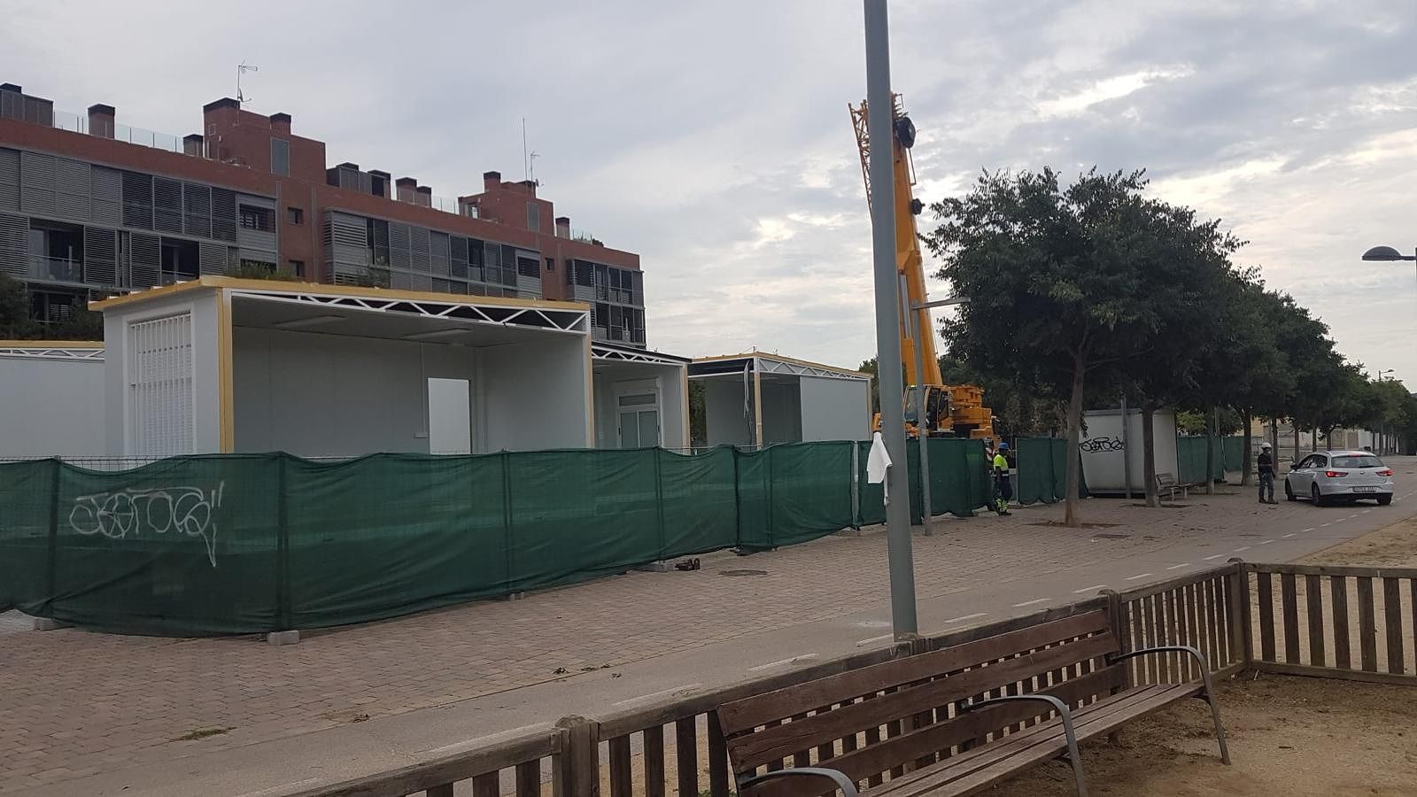 Els nous mòduls de l'Escola La Mirada FOTO: Ajuntament Sant Cugat