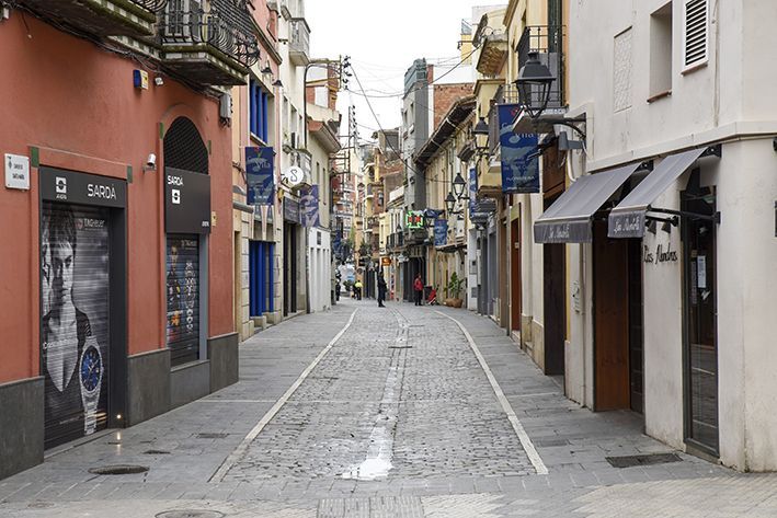 El carrer de Santa Maria. FOTO: Cedida