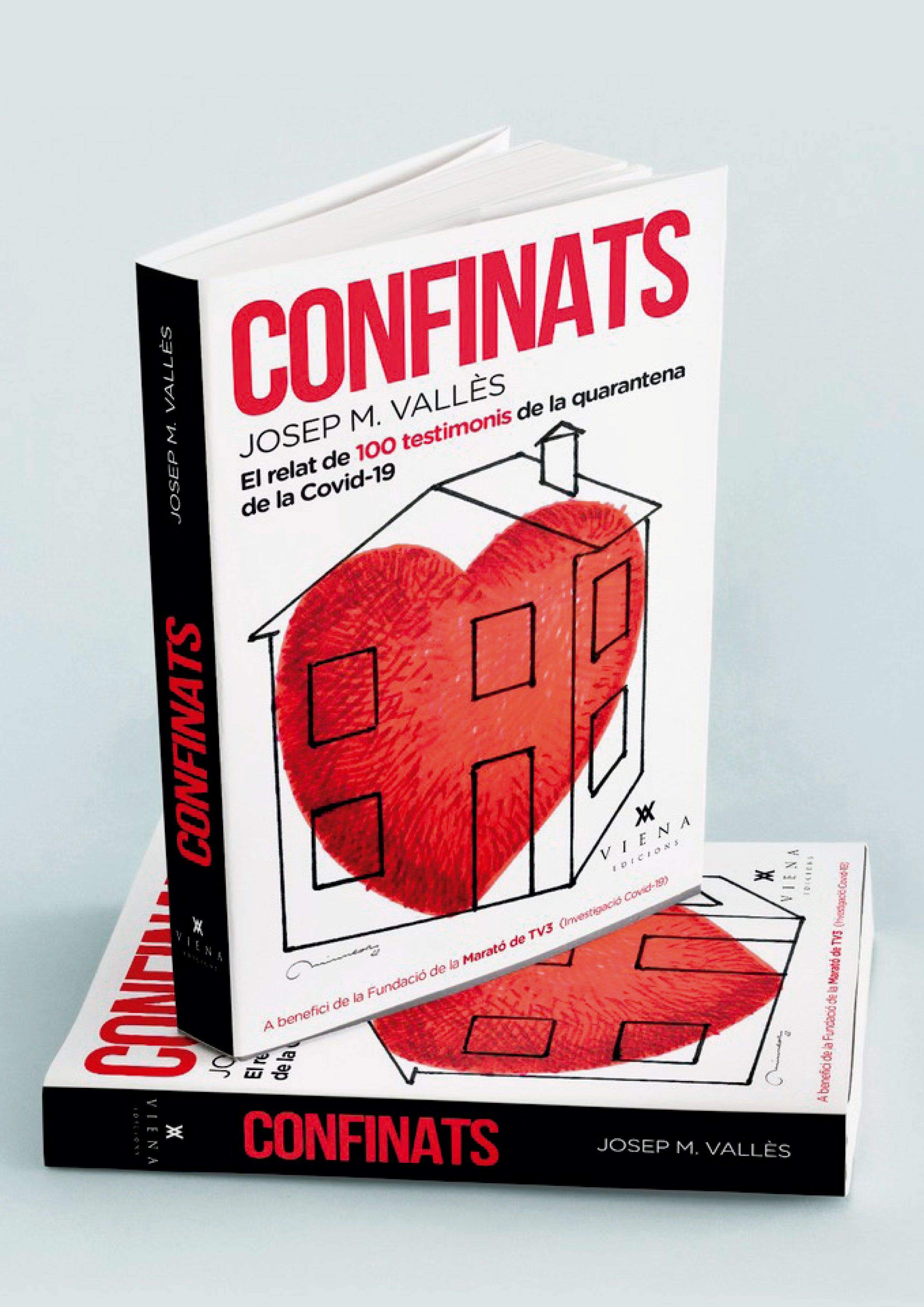 Portada del llibre "Confinats" de  Josep Maria Vallès. FOTO: JM Vallès