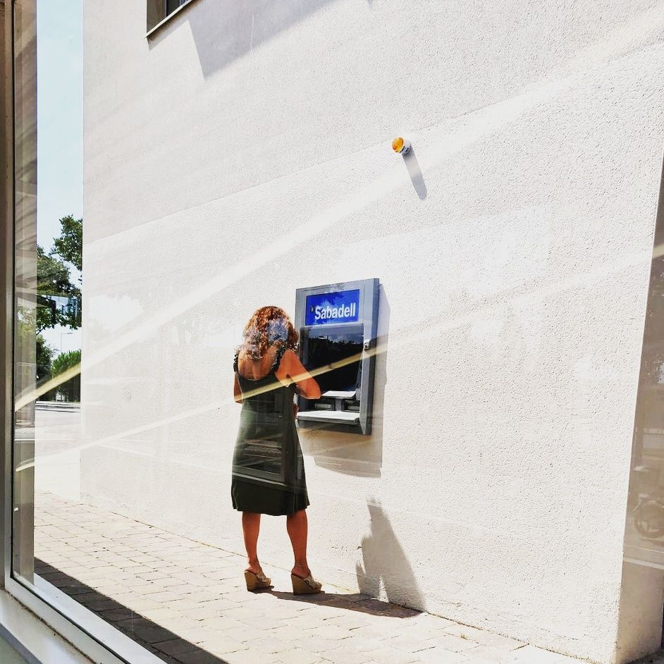 Caixer automàtic de Banc Sabadell a Volpelleres. FOTO: Cedida