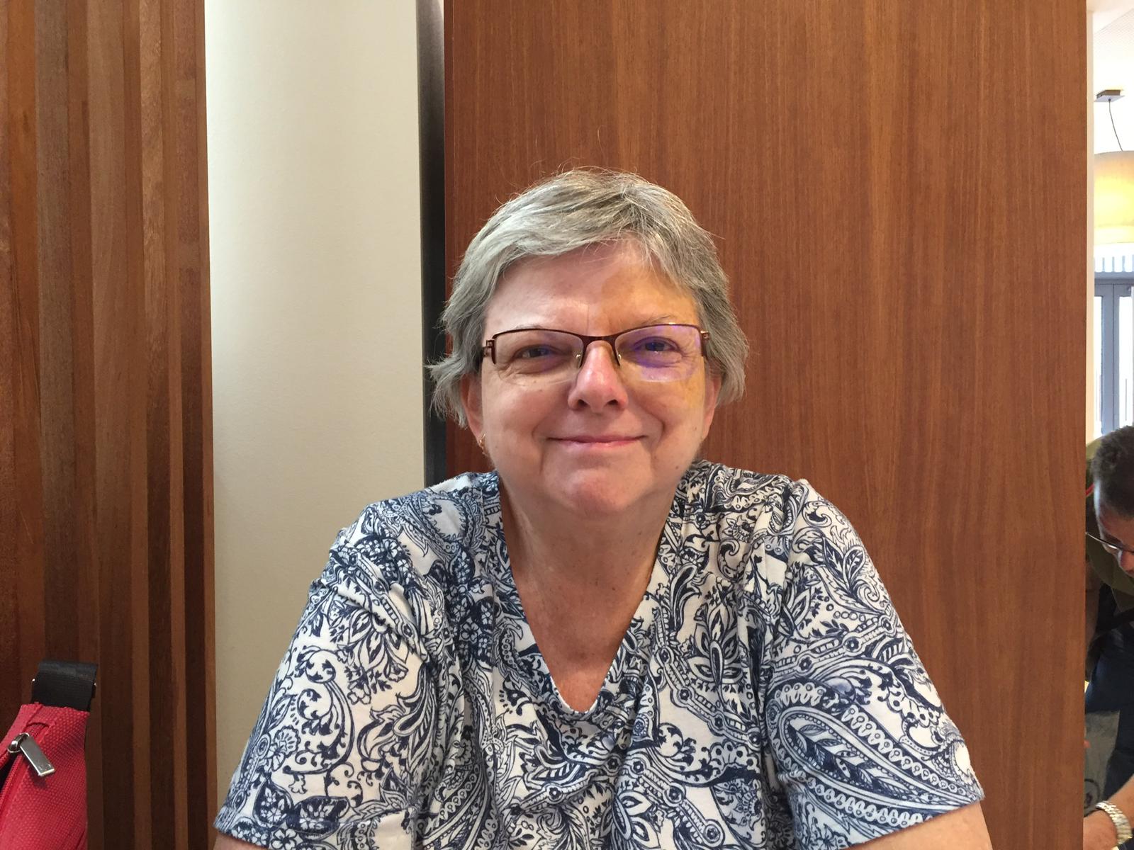 Núria Rius, voluntària d’Amics de la Gent Gran  FOTO: Cedida 