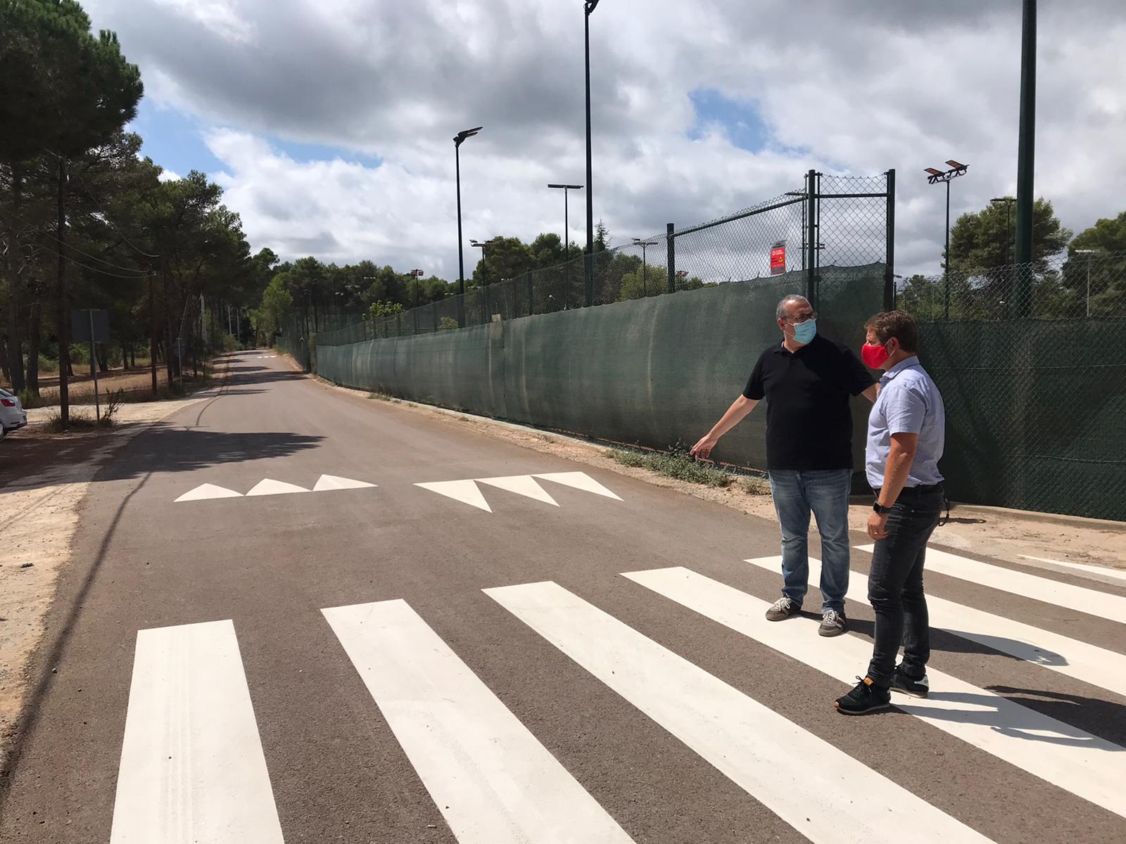 El tram del camí de l'Avenç que s'ha pavimentat FOTO: Ajuntament de Sant Cugat