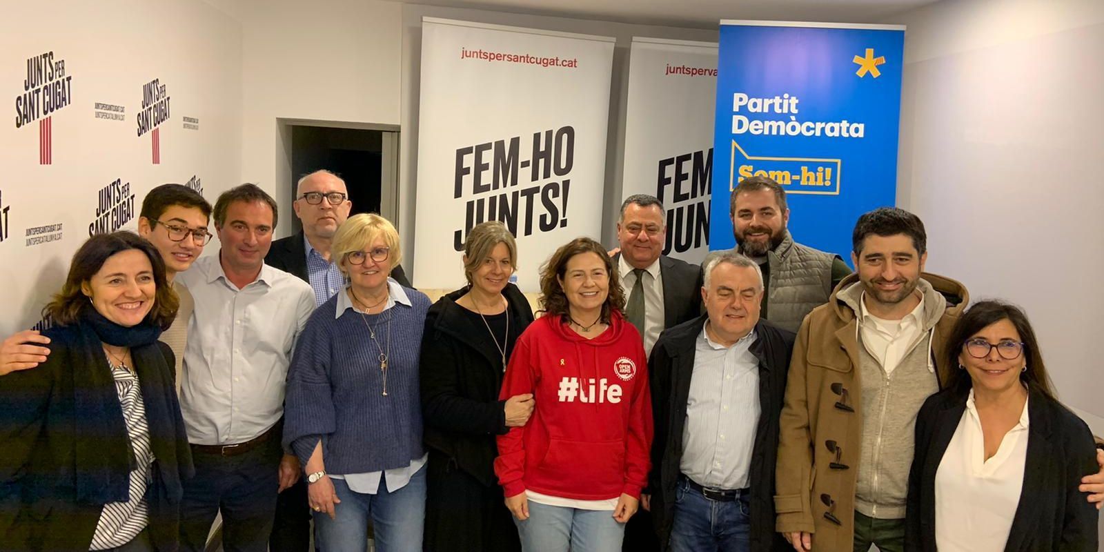 Foto de la junta gestora que va sorgir d'una assemblea extraordinària al febrer FOTO: Cedida