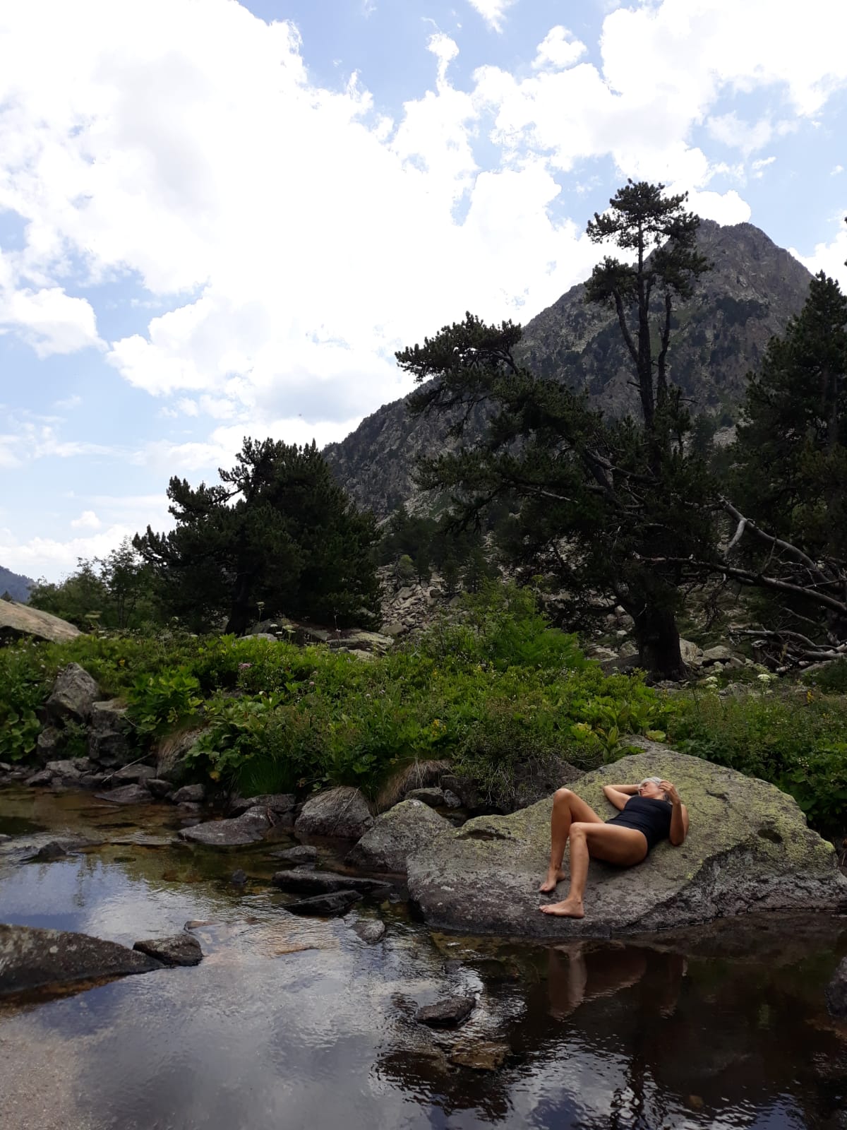 'Dona a la pedra' feta a Estany Gerbé. FOTO: Itziar Fenollar Echaurre