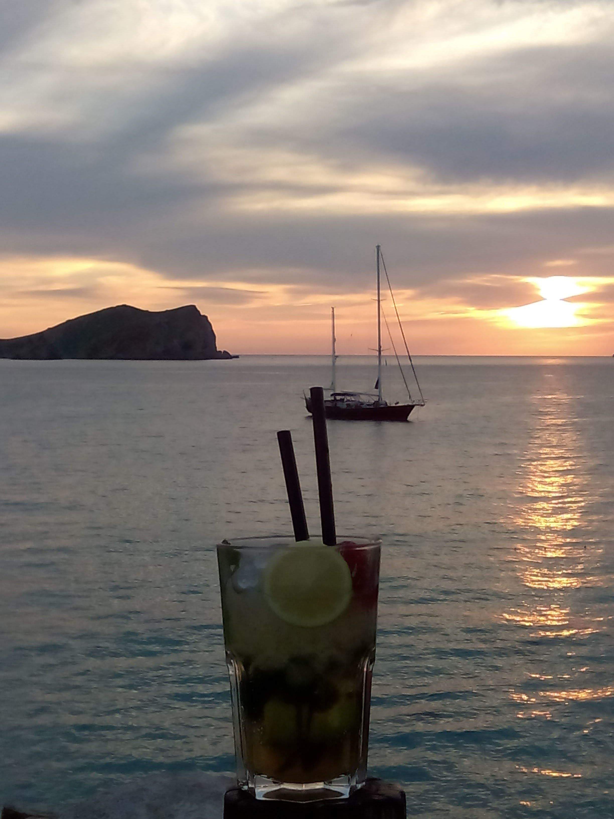 'Posta de sol a Eivissa amb Mojito' feta a Eivissa. FOTO: Paqui Lorenzo González