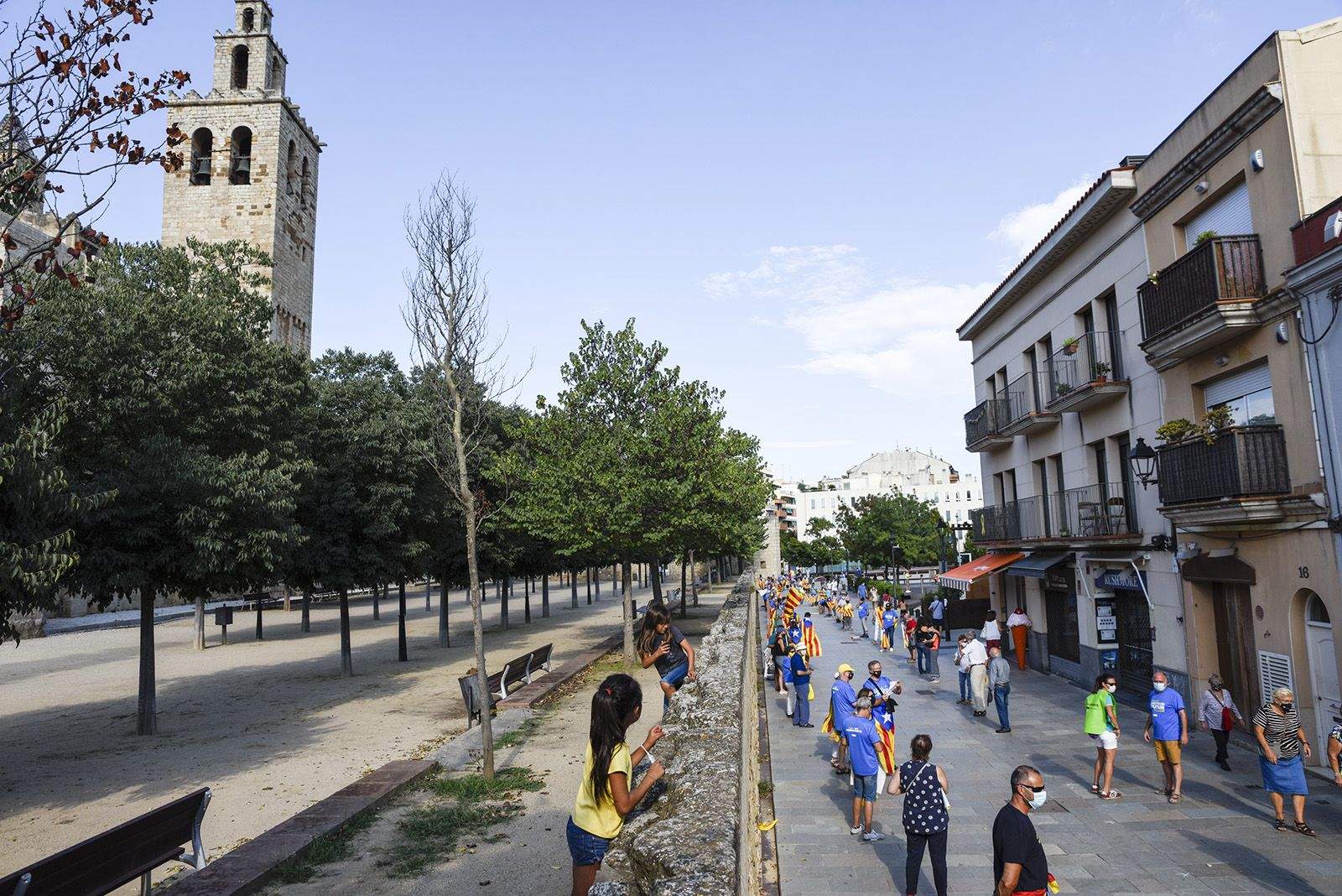 La Via Santcugatenca encercla el Monestir. Foto: Bernat Millet.
