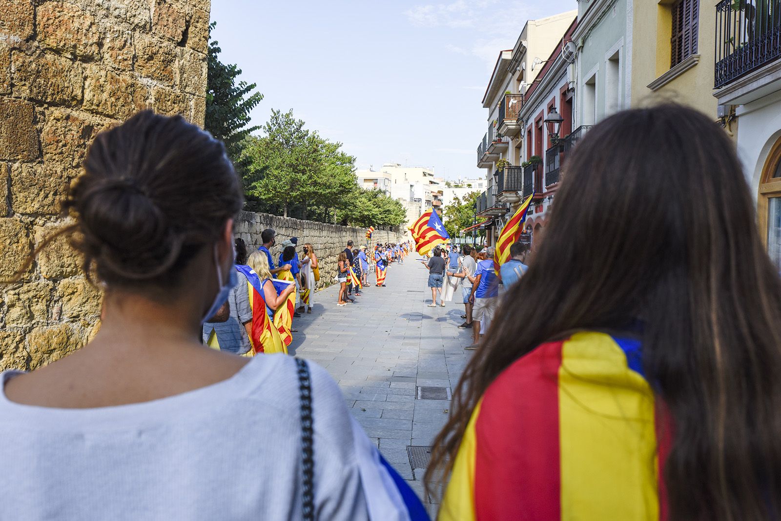 La Via Santcugatenca encercla el Monestir. Foto: Bernat Millet.