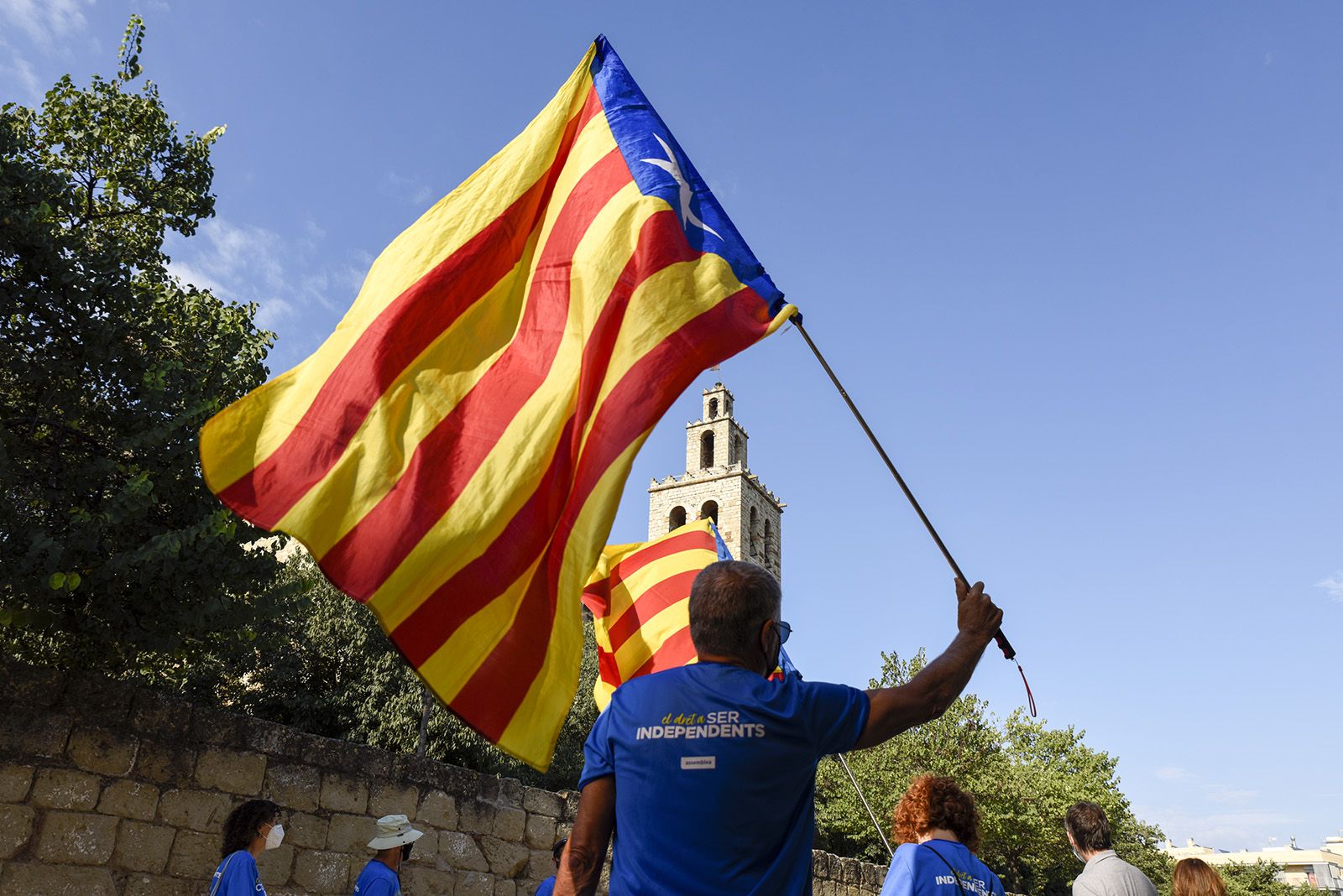 La Via Santcugatenca encercla el Monestir. Foto: Bernat Millet.