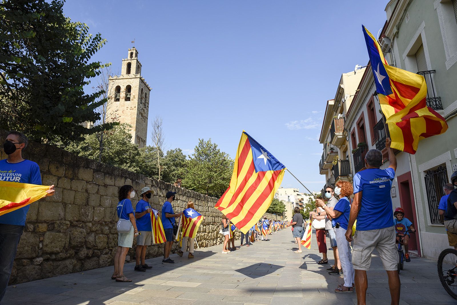 La Via Santcugatenca encercla el Monestir. Foto: Bernat Millet.