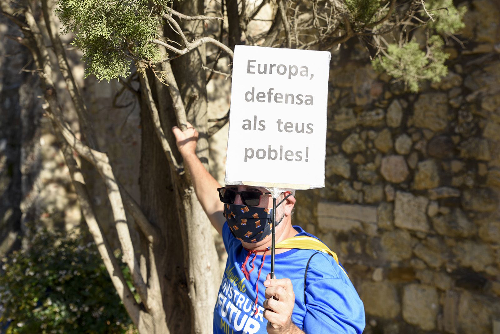 La Via Santcugatenca encercla el Monestir. Foto: Bernat Millet.