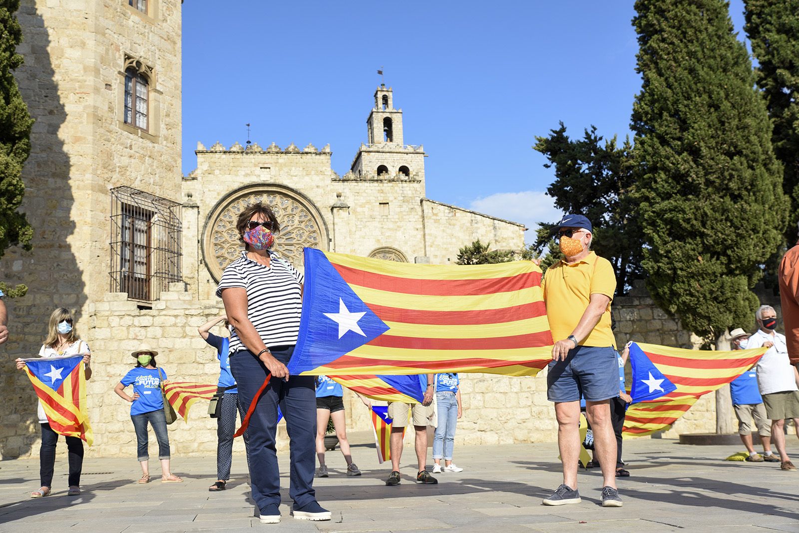 La Via Santcugatenca encercla el Monestir. Foto: Bernat Millet.