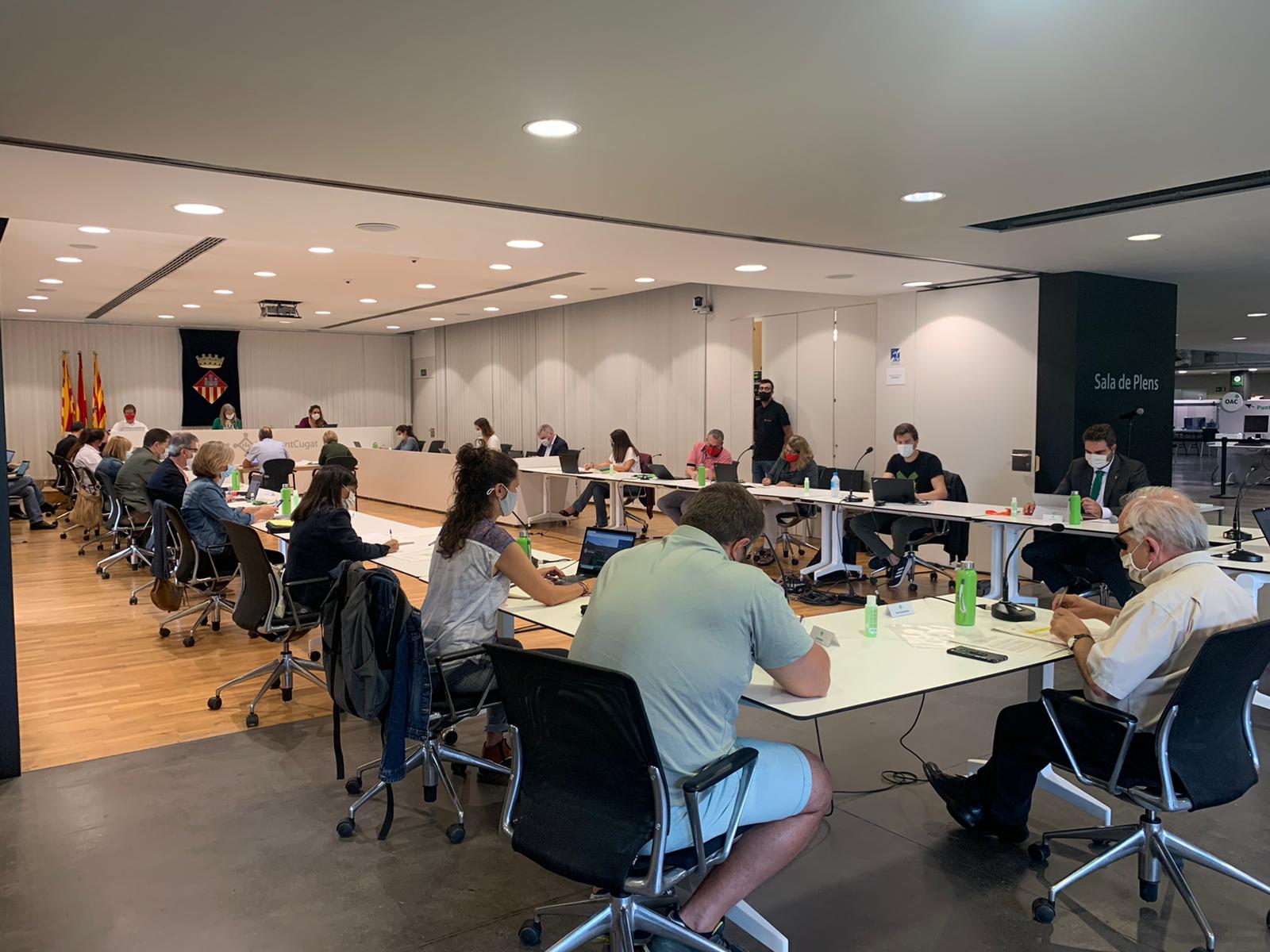 Ple municipal del mes de setembre. FOTO: Àgata Guinó