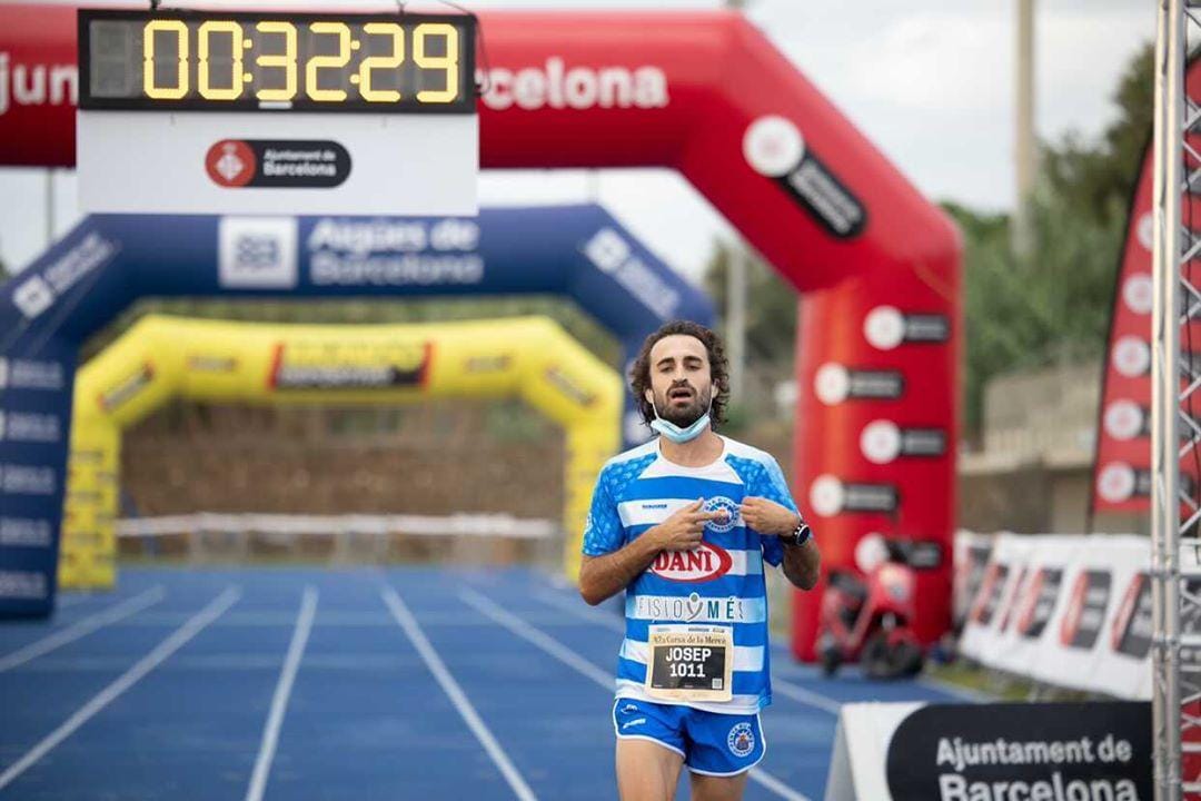 Pepe Díaz durant una cursa popular. FOTO: Cedida