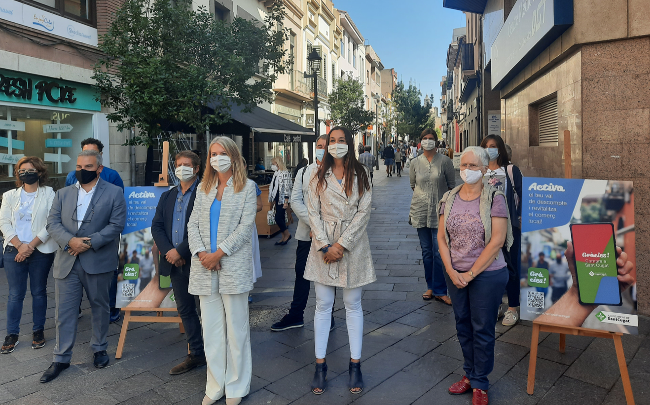 Presentació de la campanya de suport al comerç local FOTO: TOT Sant Cugat