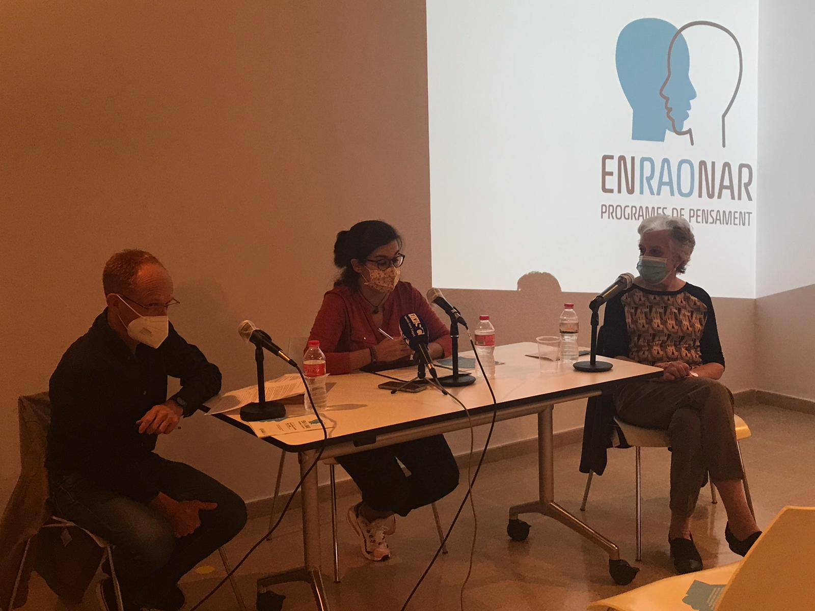 Presentació del Cicle 'Enraonar'. FOTO: Ferran Mitjà