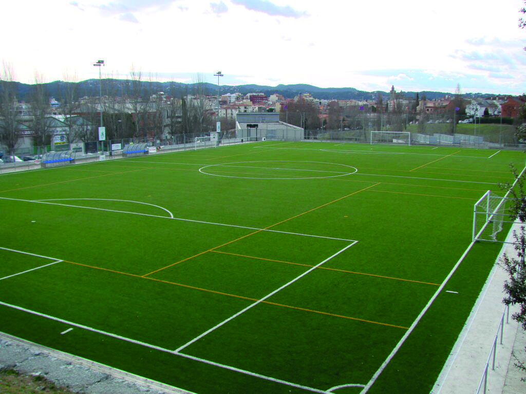 La ZEM Can Magí, camp de joc de la Penya Blaugrana Sant Cugat. FOTO: Cedida