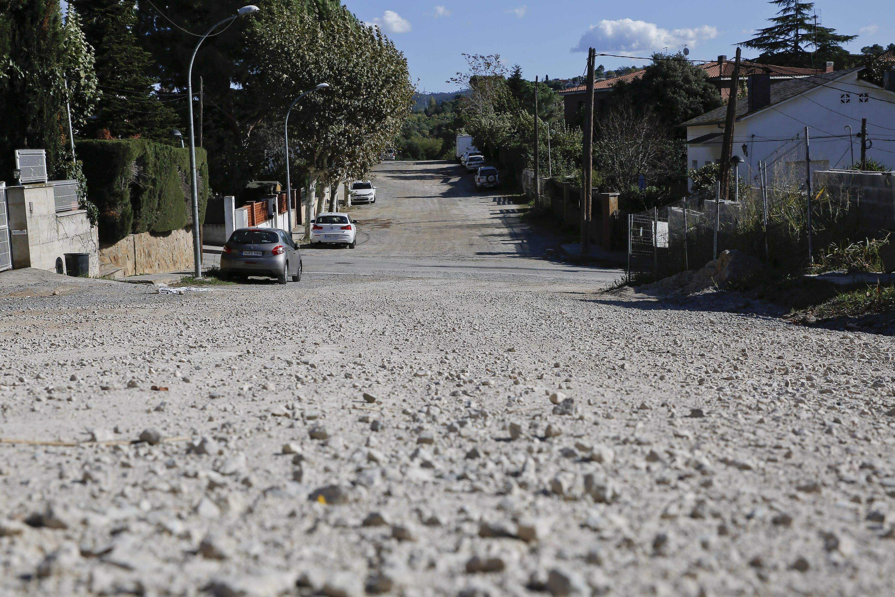 L'avinguda del Baixador està per urbanitzar FOTO: Arxiu del TOT Sant Cugat 