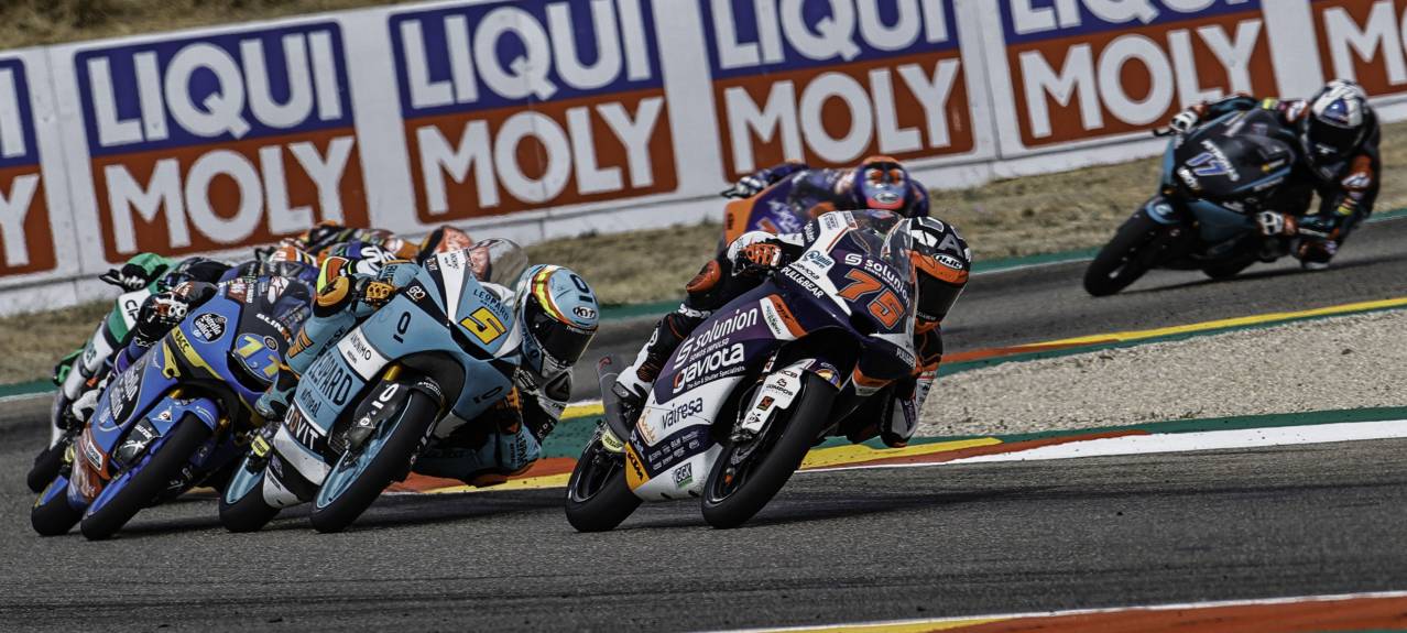 Albert Arenas durant el Gran Premi de Terol disputat al Circuit de MotorLand. FOTO: Aspar Team.