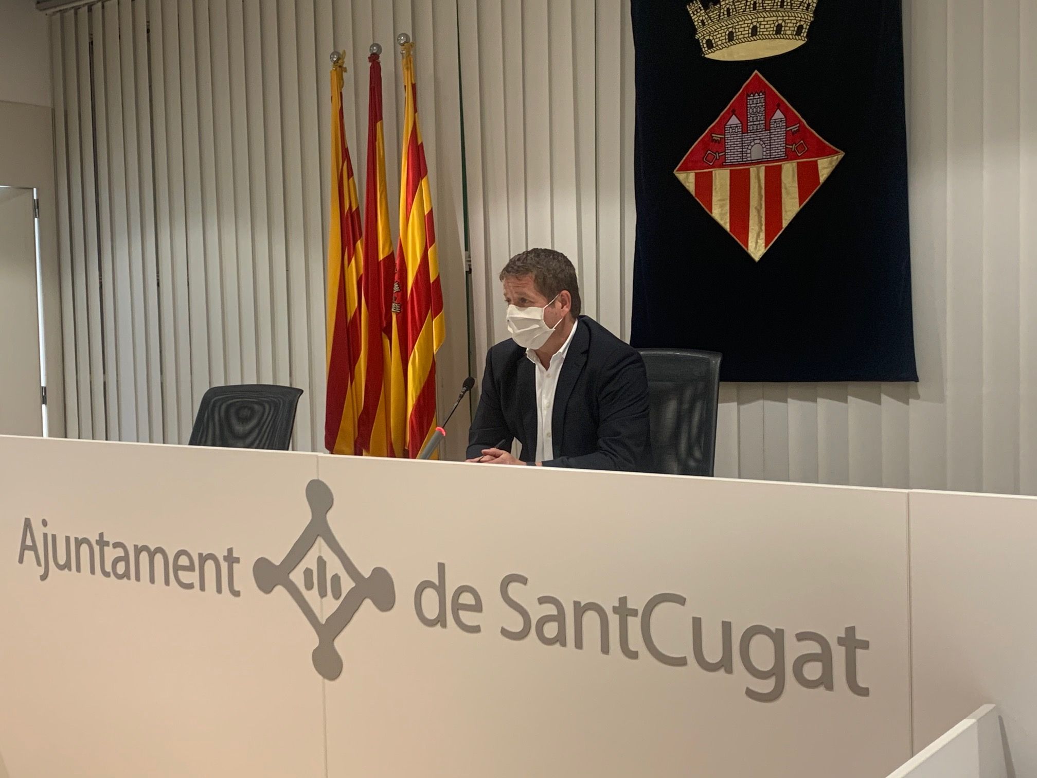 El tinent d'alcaldia Pere Soler FOTO: Àgata Guinó Soler 