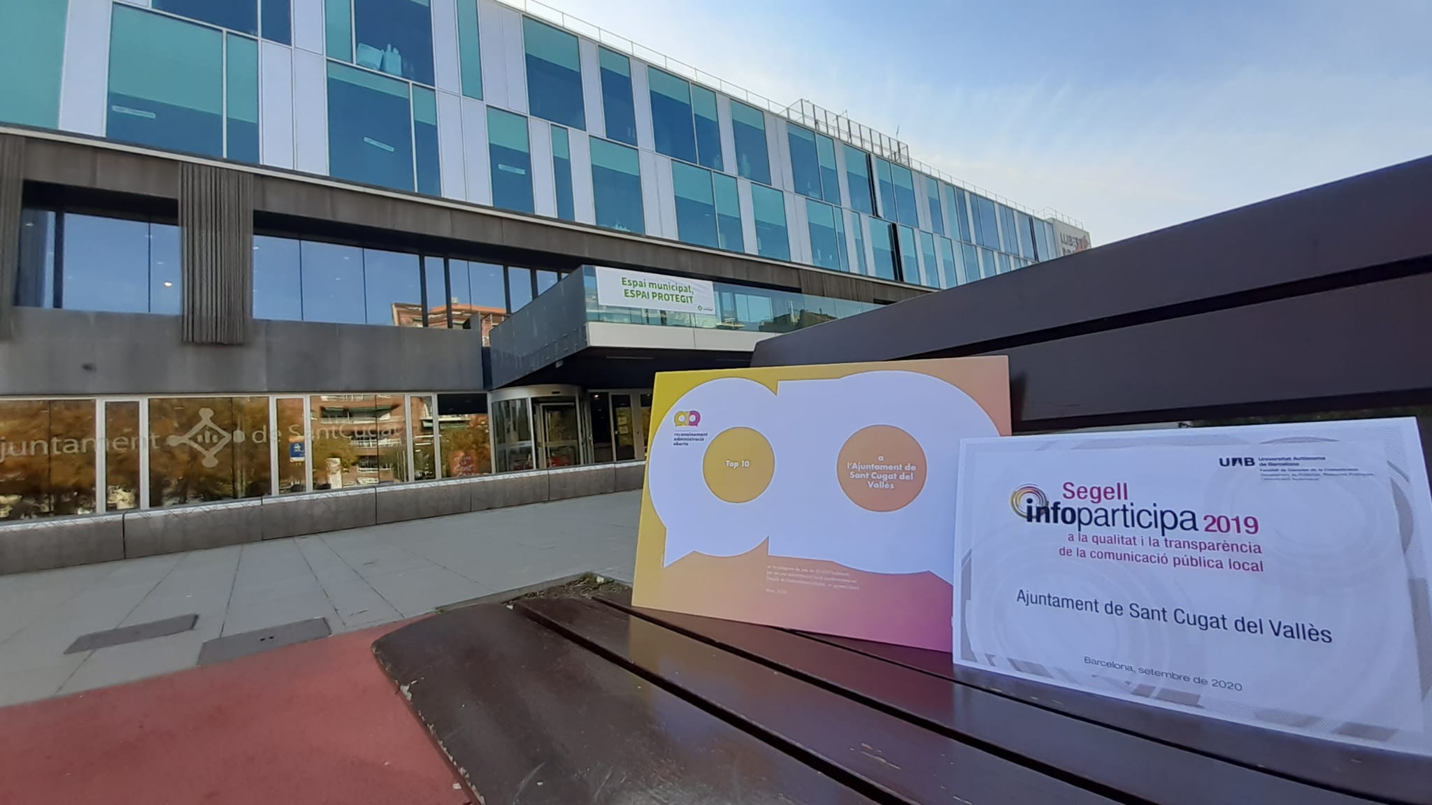 Els segells rebuts per l'Ajuntament de Sant Cugat FOTO: Ajuntament