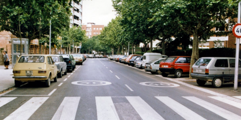 Rambla Ribatallada, anys 80. Arxiu del TOT