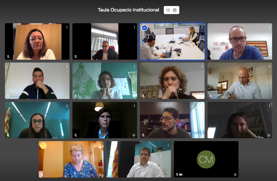 La Taula d'Ocupació de Sant Cugat s'ha constituït de manera virtual FOTO: Ajuntament