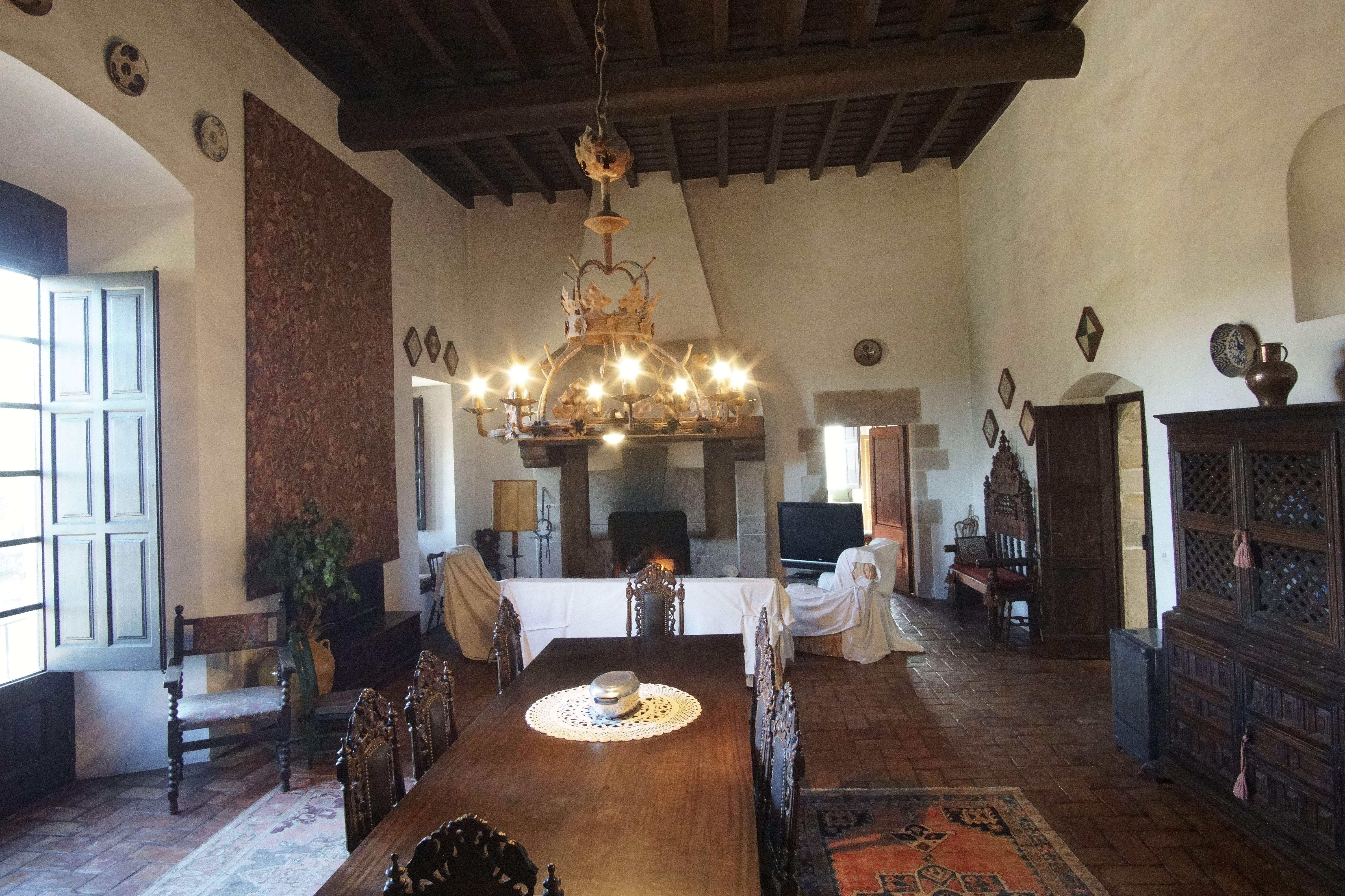 Saló principal de la masia de Torre Negra FOTOS: Quim Llop