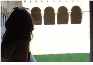 Arco y silueta: la belleza Claustro de Sant Cugat#arsenio rodriguez quintana 104
