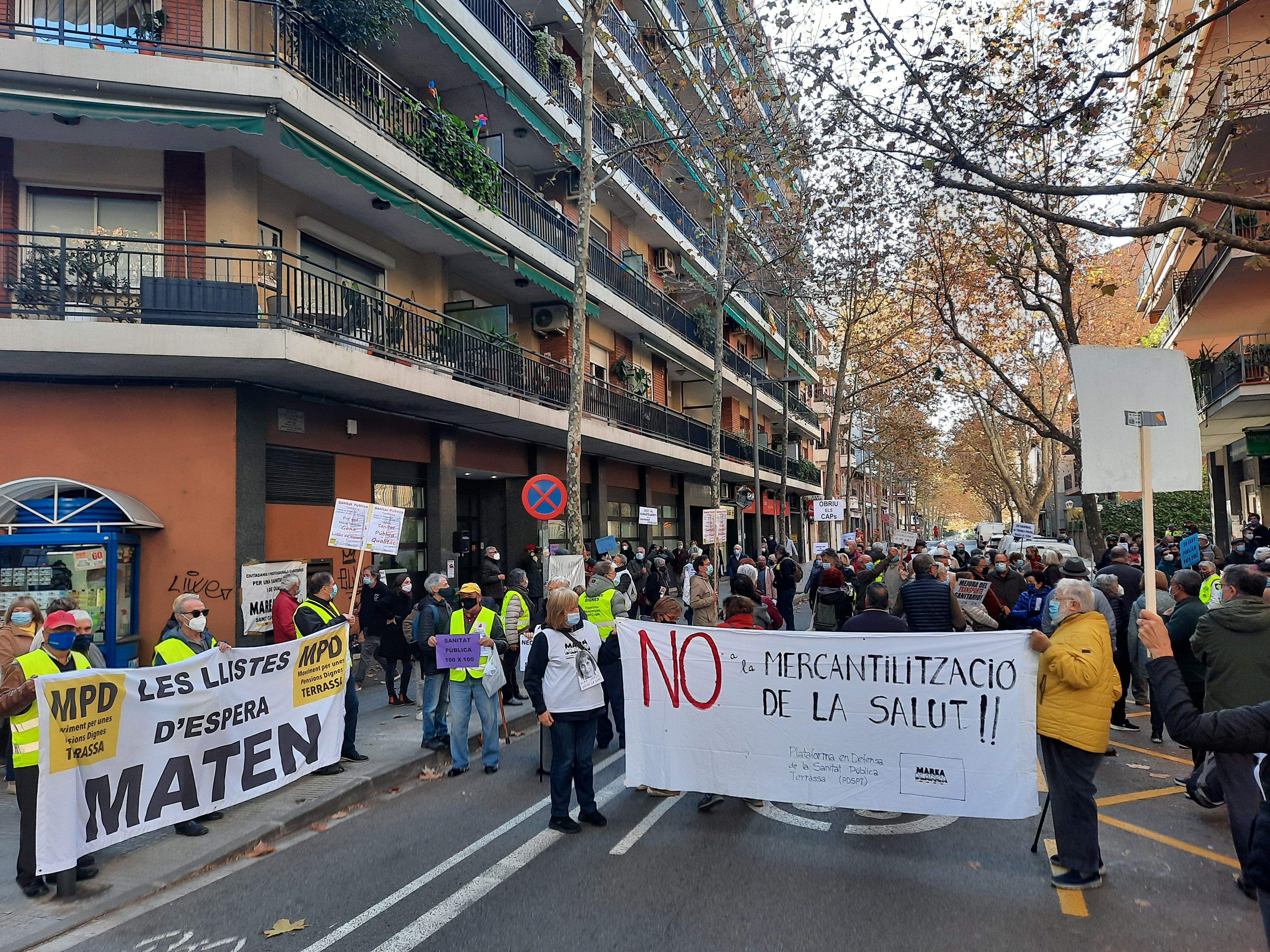 Manifestació a Sant Cugat FOTO: TOT Sant Cugat