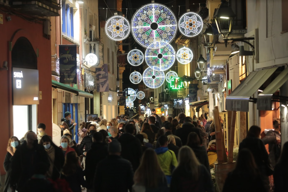 Imatge del centre el dia d’encesa de llums de Nadal el passat 27 de novembre FOTO: Artur Ribera