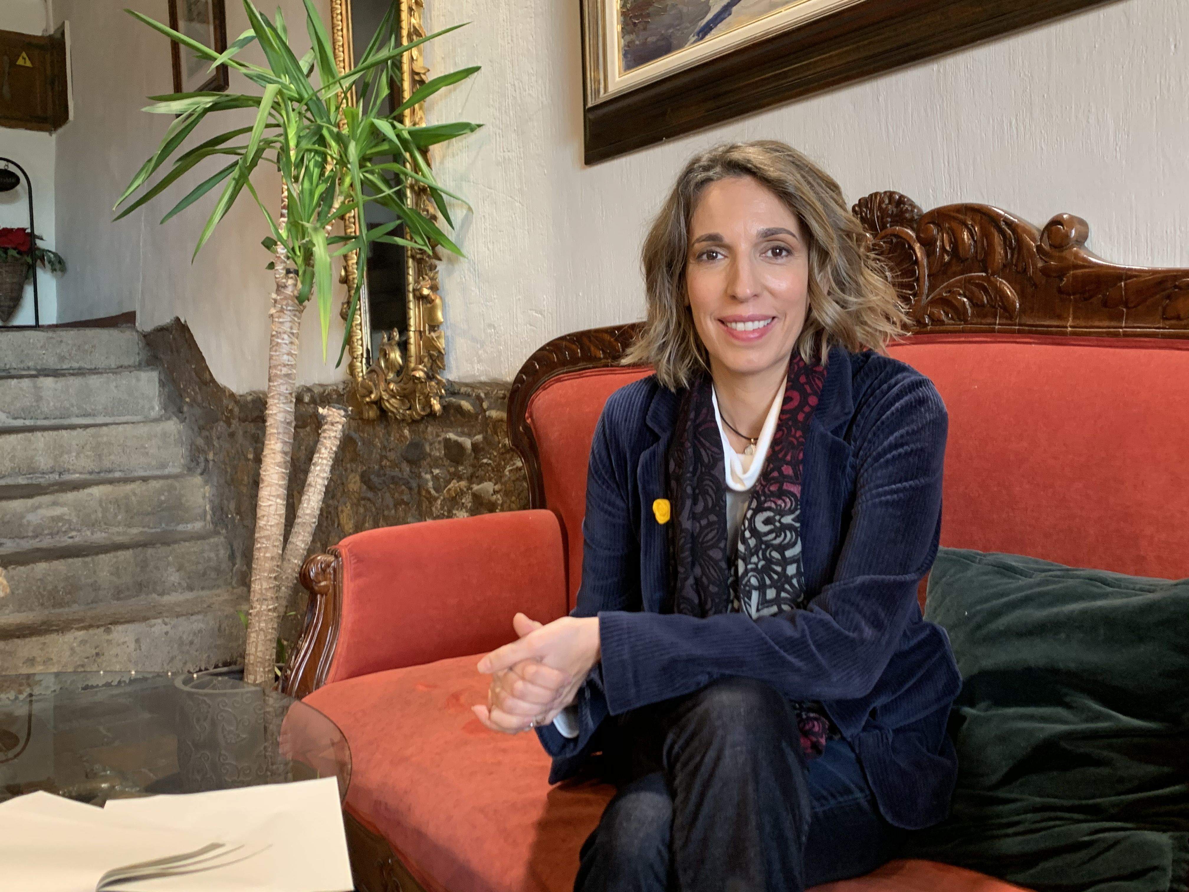 Àngels Chacón, candidata del PDeCAT a les darreres eleccions del Parlament de Catalunya. FOTO: Àgata Guinó