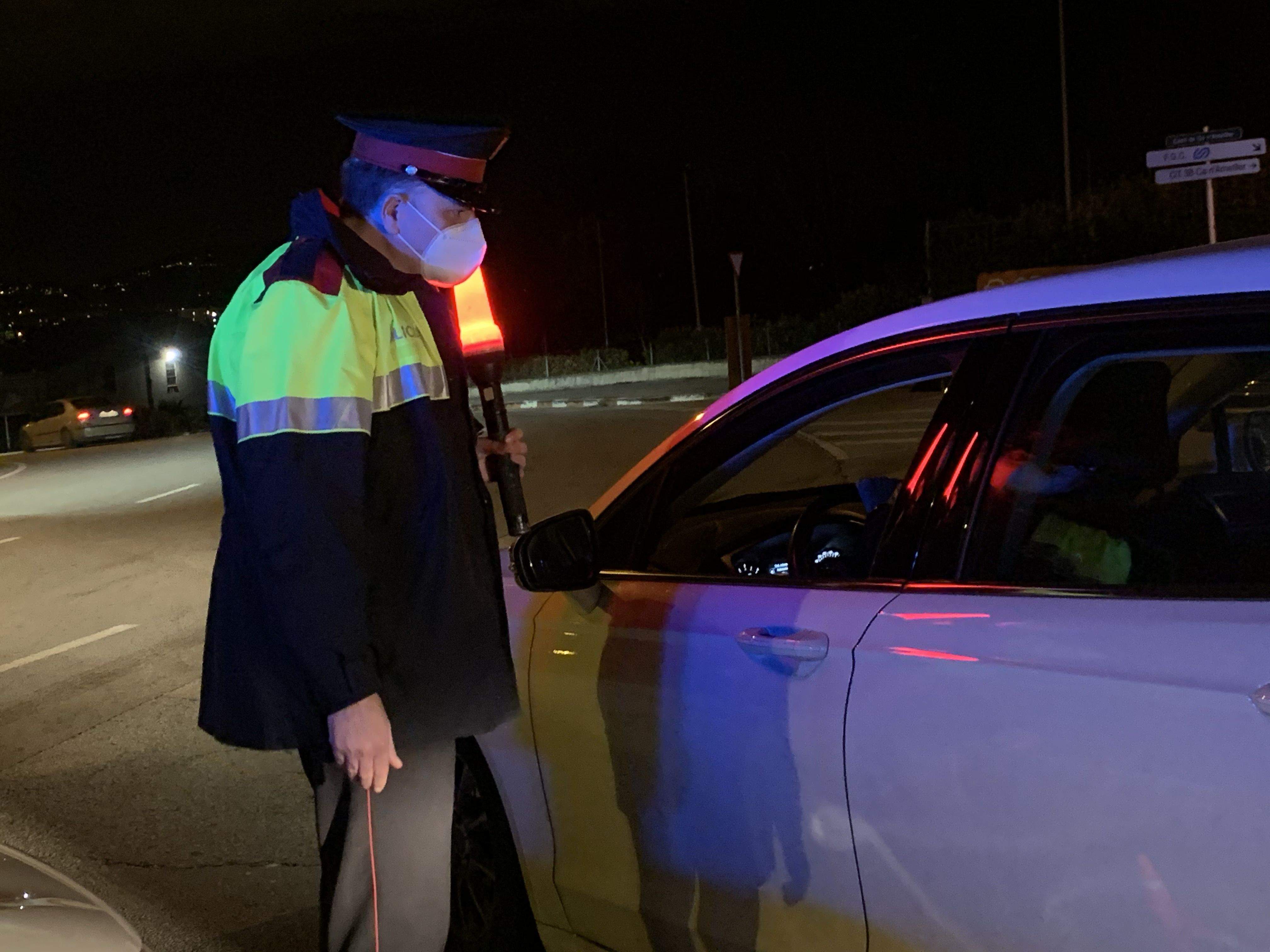 Un control de mobilitat perimetral FOTO: Àgata Guinó 