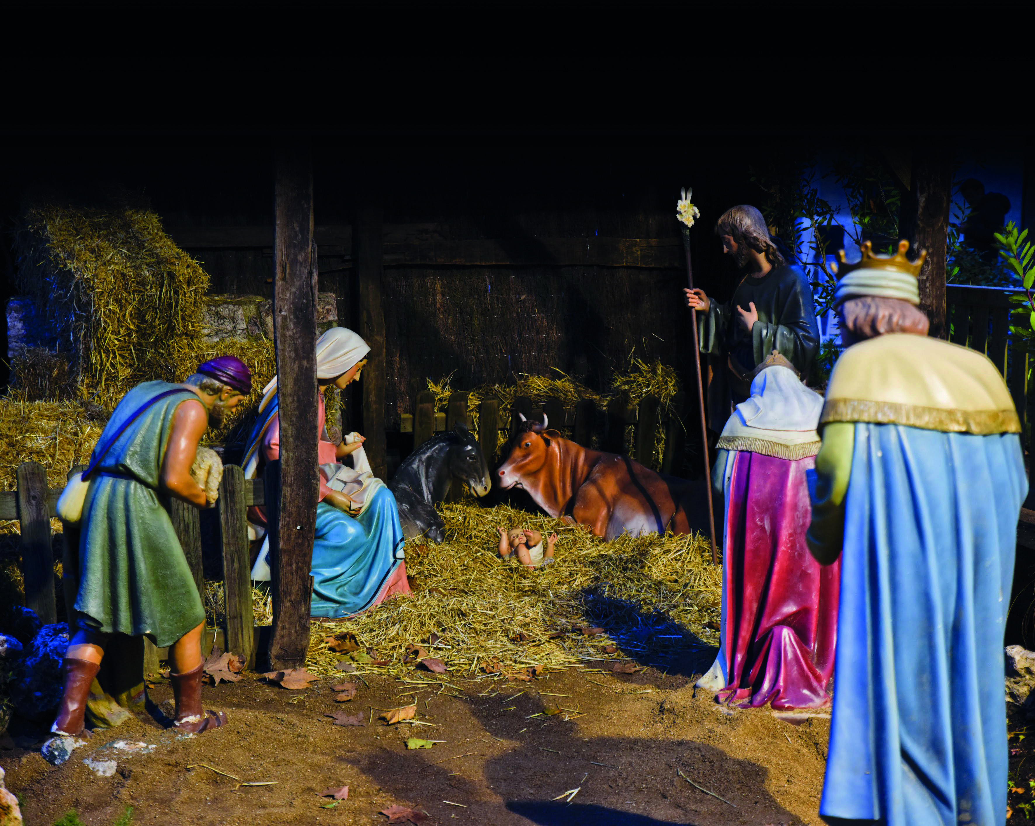 Pessebre de la plaça de Barcelona. FOTO: Artur Ribera