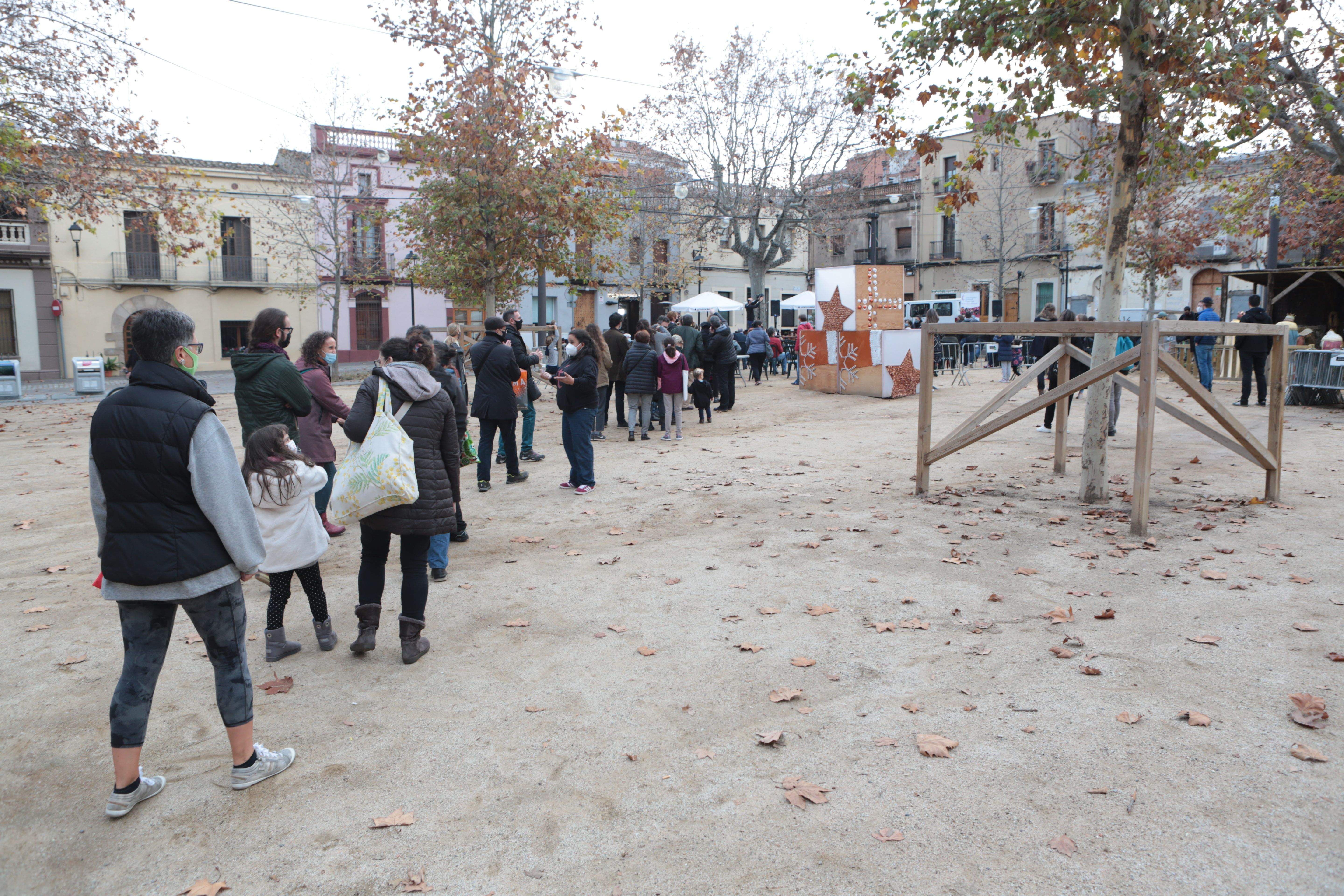 Nadales a la plaça de Barcelona. FOTO: Artur Ribera