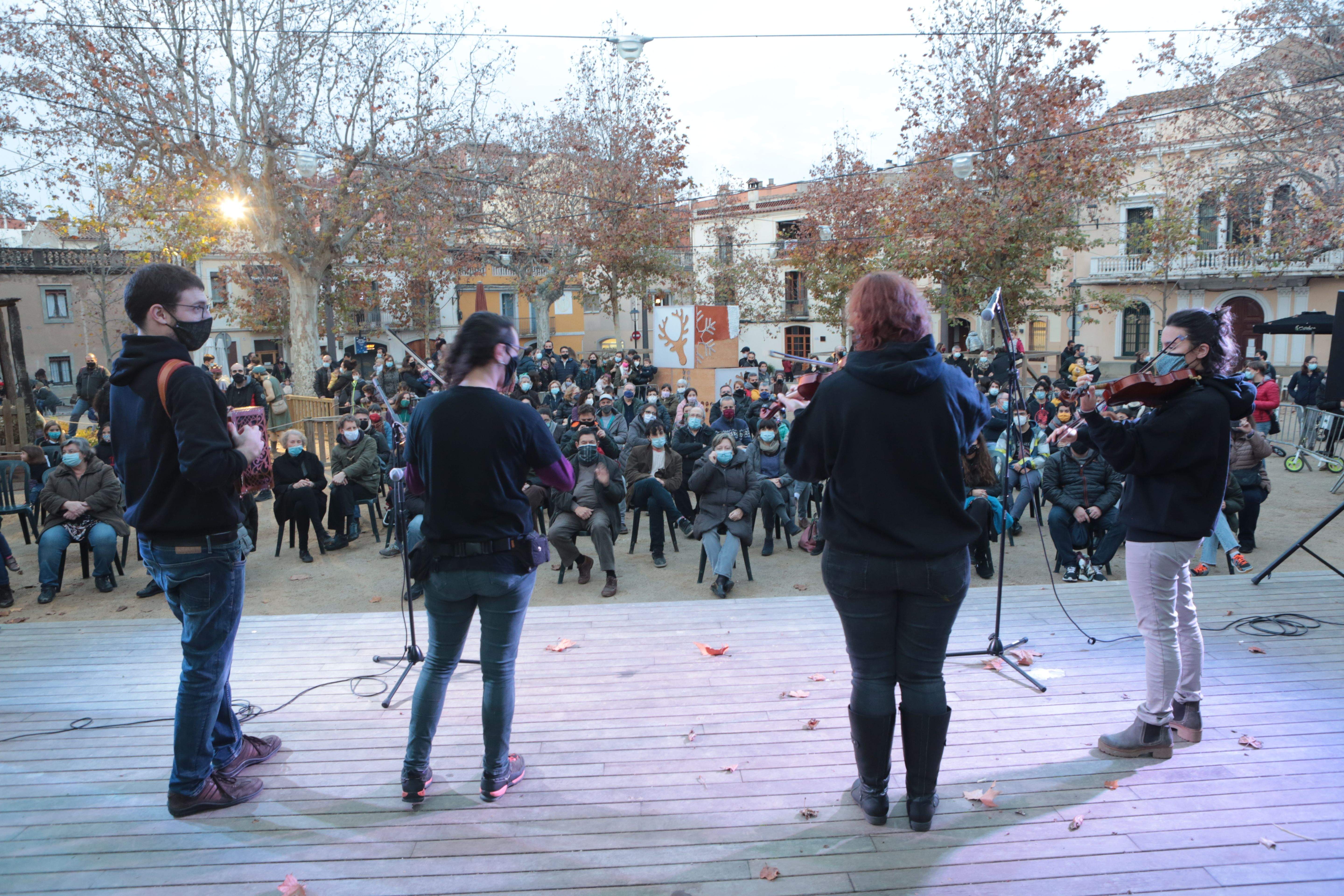Nadales a la plaça de Barcelona. FOTO: Artur Ribera