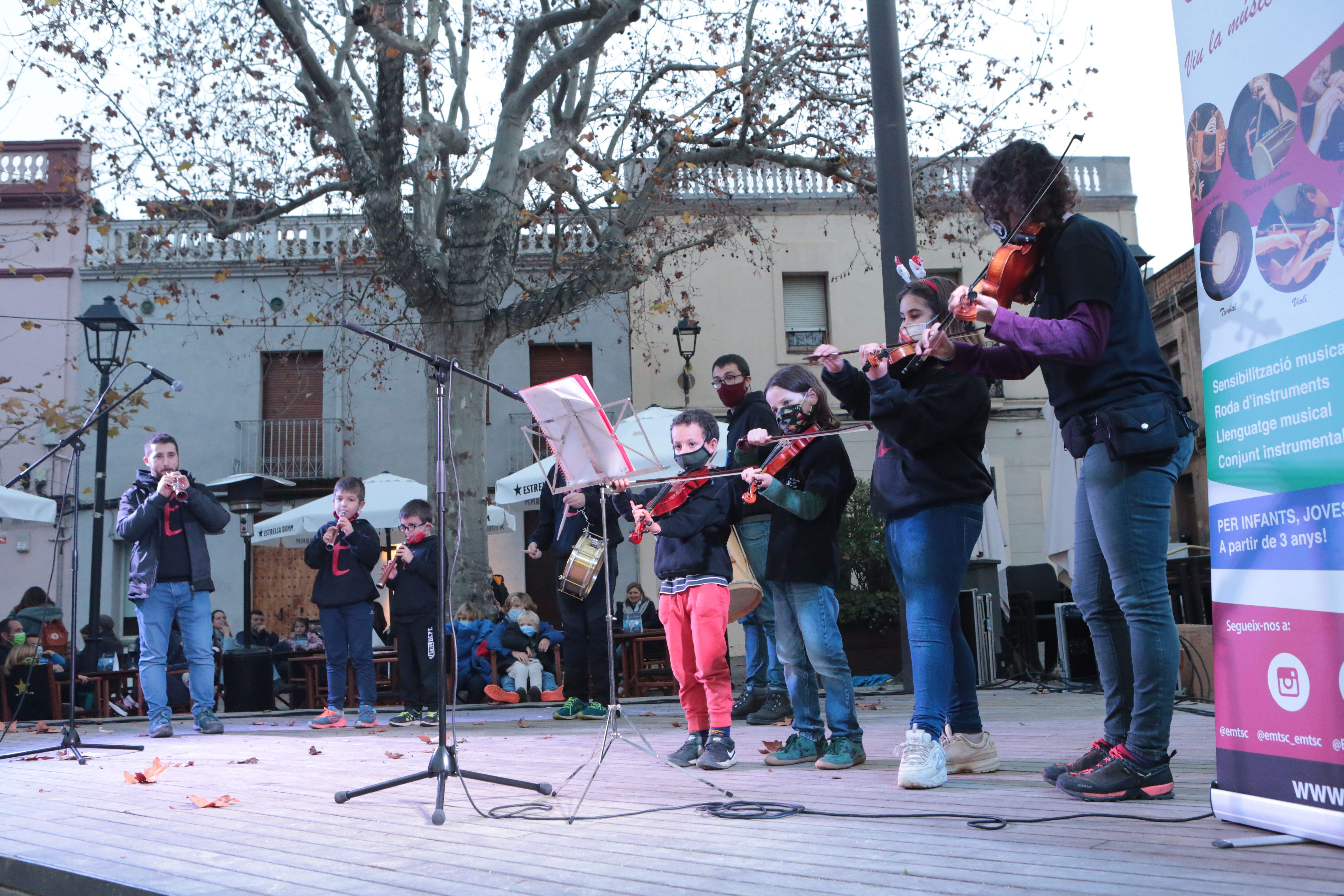 Nadales a la plaça de Barcelona. FOTO: Artur Ribera
