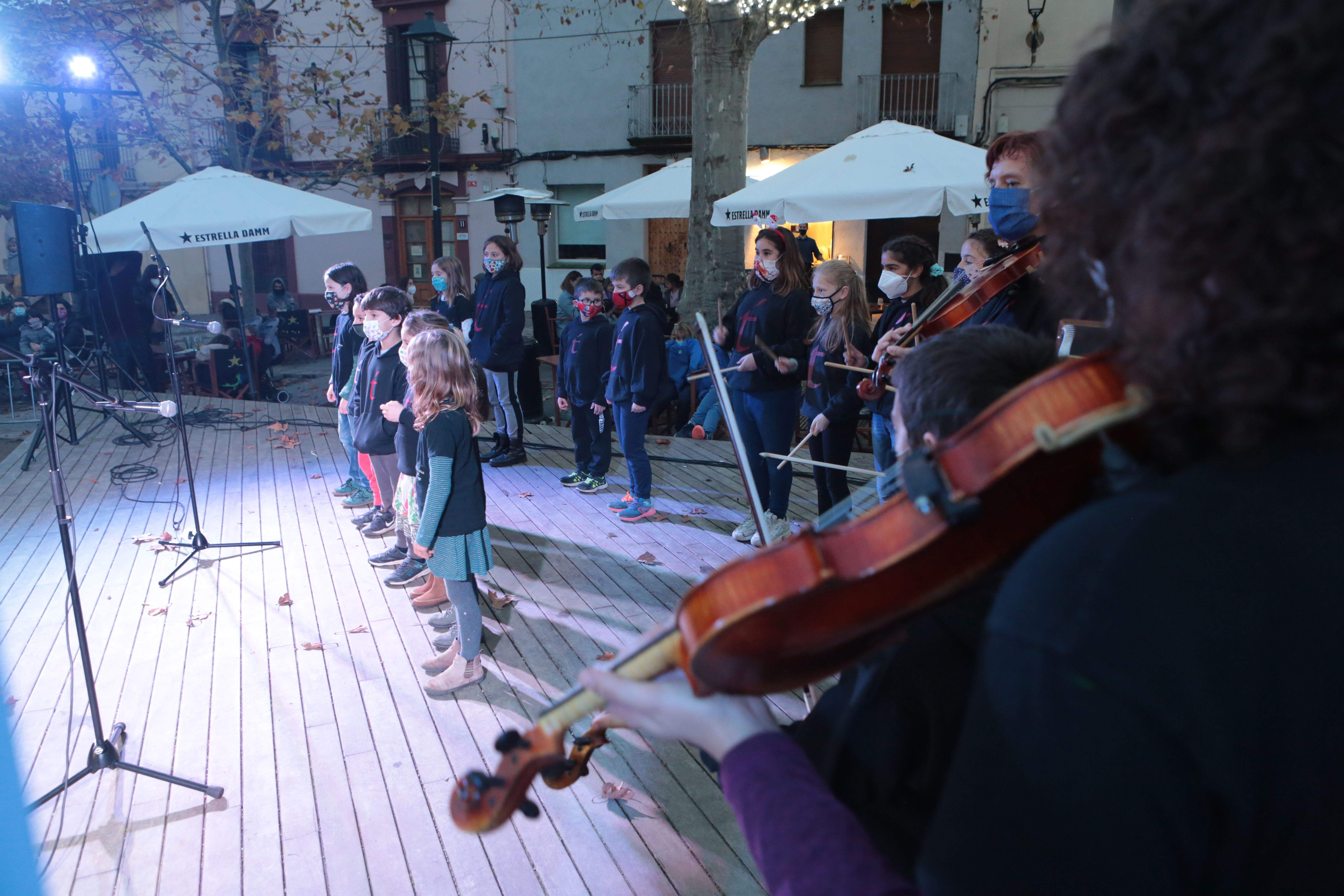 Nadales a la plaça de Barcelona. FOTO: Artur Ribera