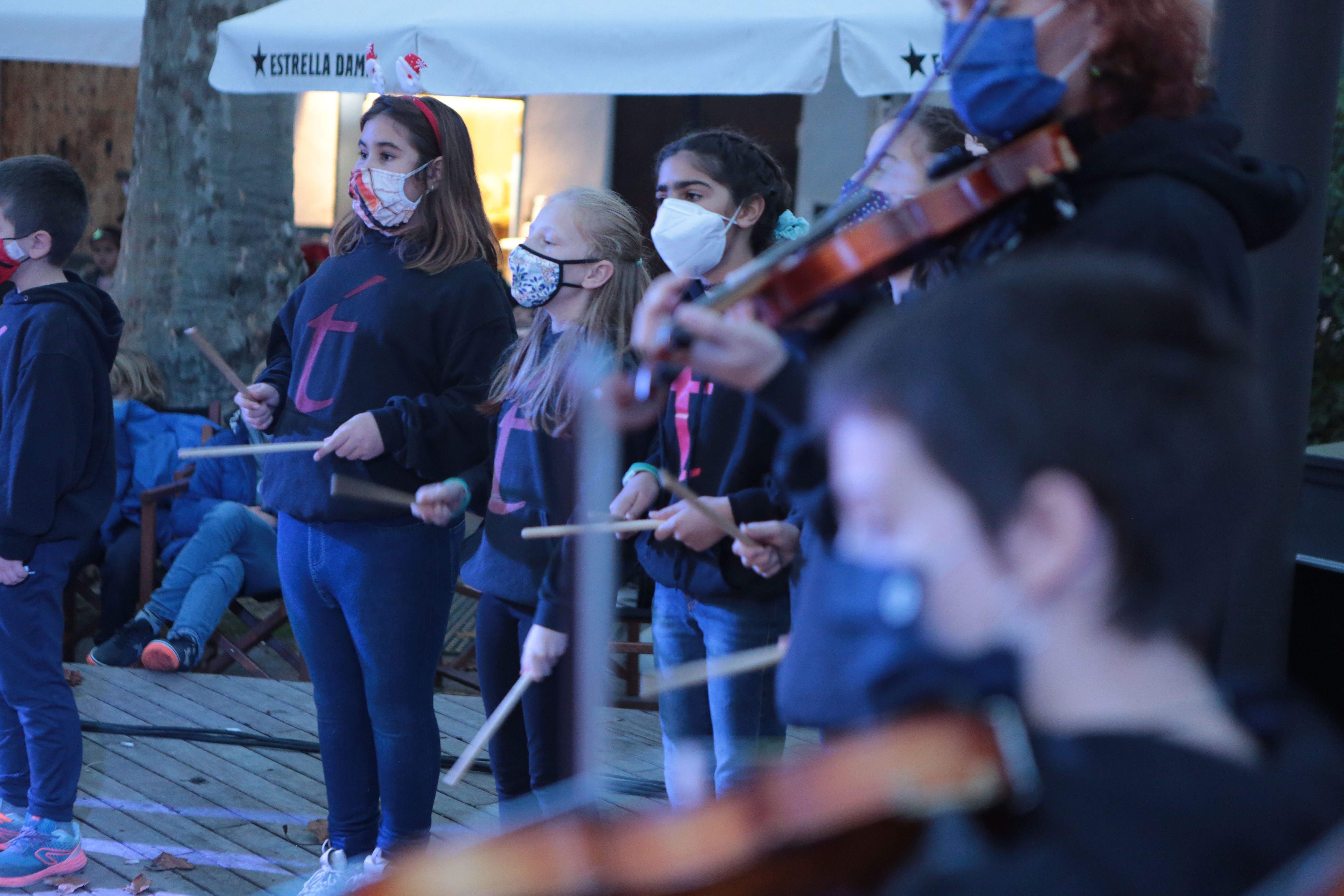 Nadales a la plaça de Barcelona. FOTO: Artur Ribera